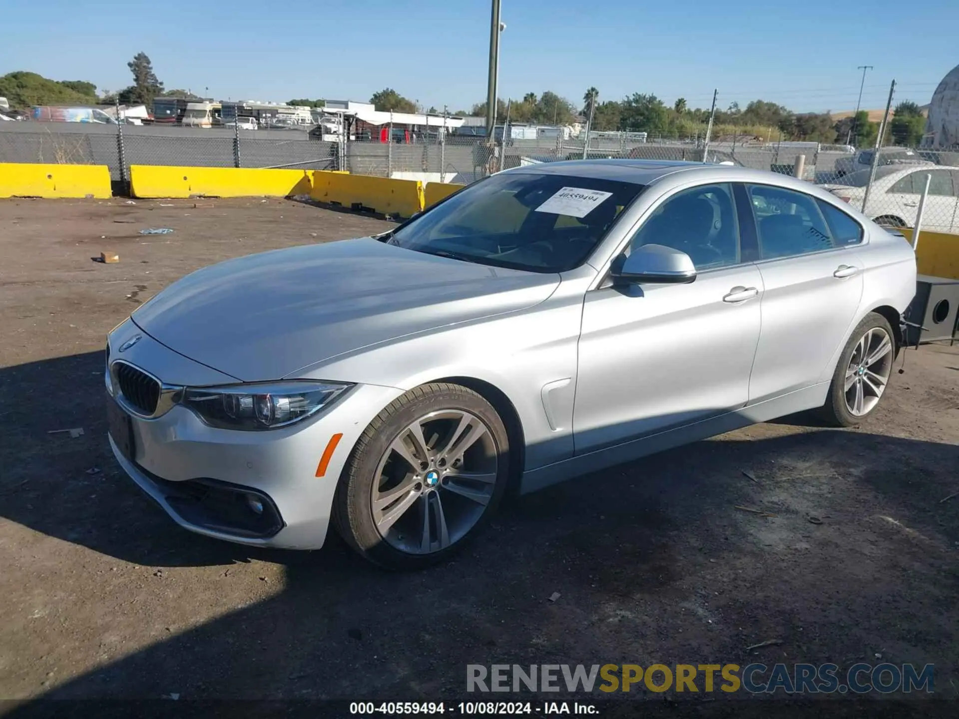 2 Фотография поврежденного автомобиля WBA4J1C51KBM18888 BMW 430I GRAN COUPE 2019