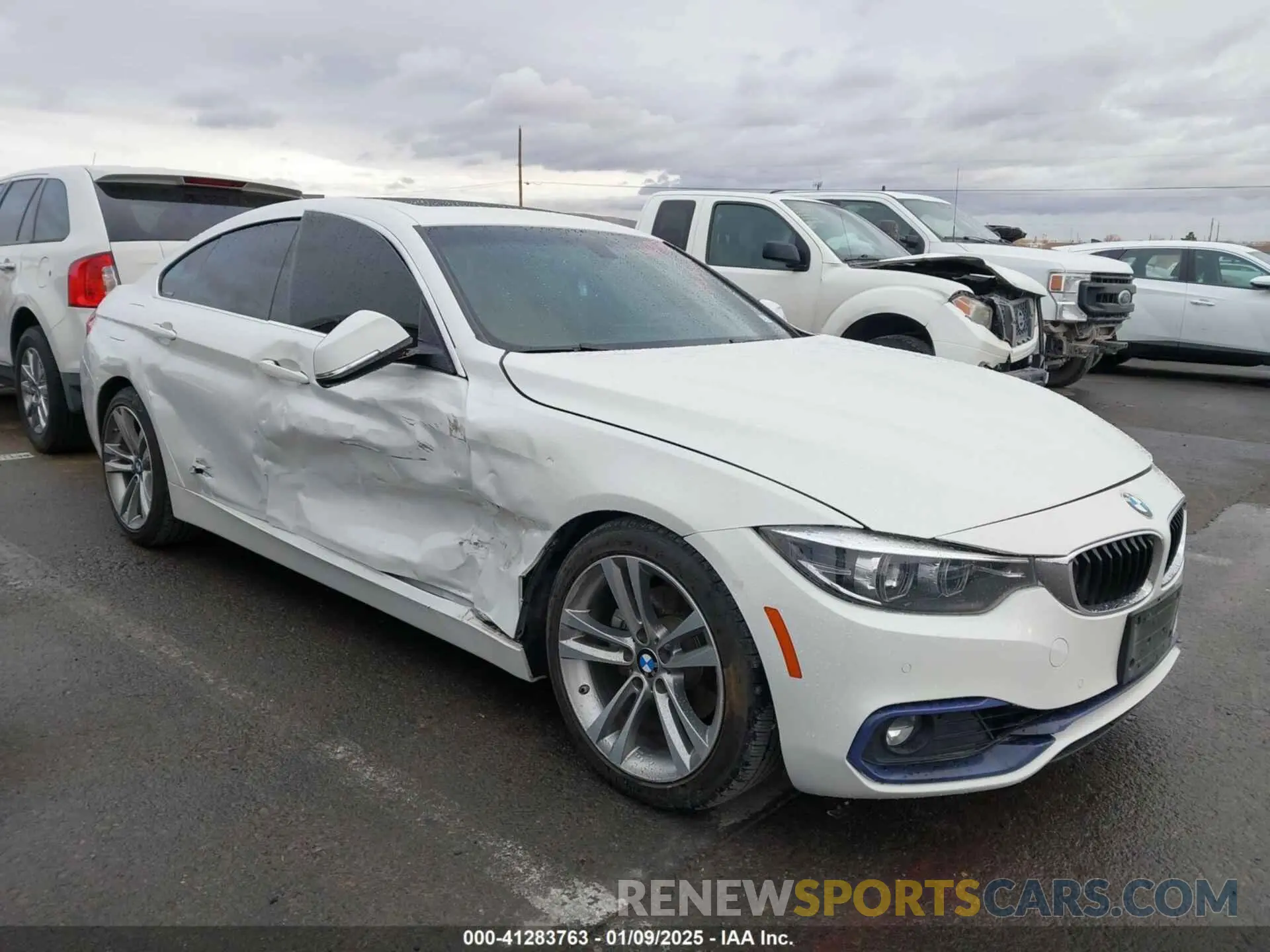 1 Photograph of a damaged car WBA4J1C52KBM15465 BMW 430I GRAN COUPE 2019
