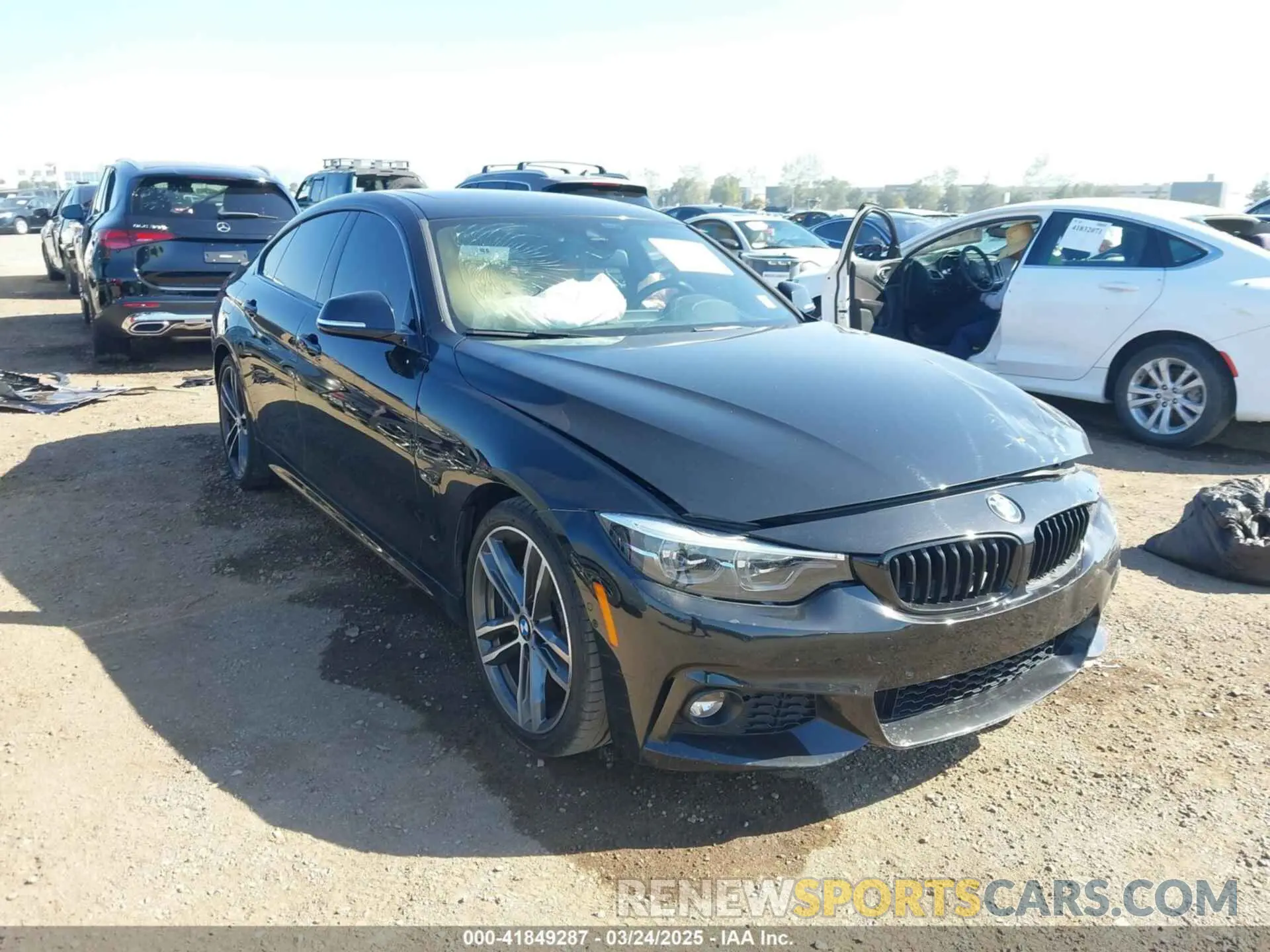 1 Photograph of a damaged car WBA4J1C56KBM13749 BMW 430I GRAN COUPE 2019
