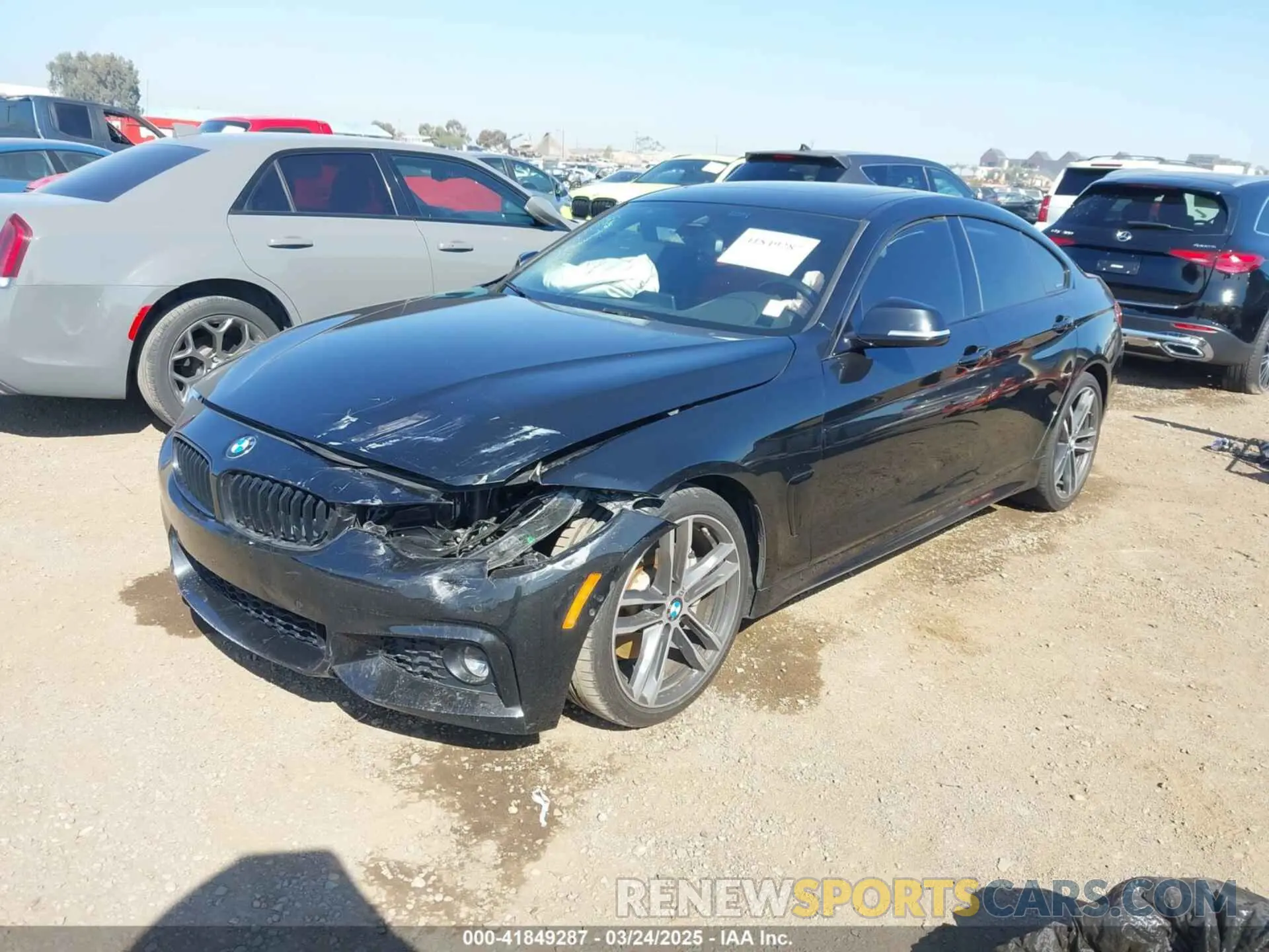 2 Photograph of a damaged car WBA4J1C56KBM13749 BMW 430I GRAN COUPE 2019