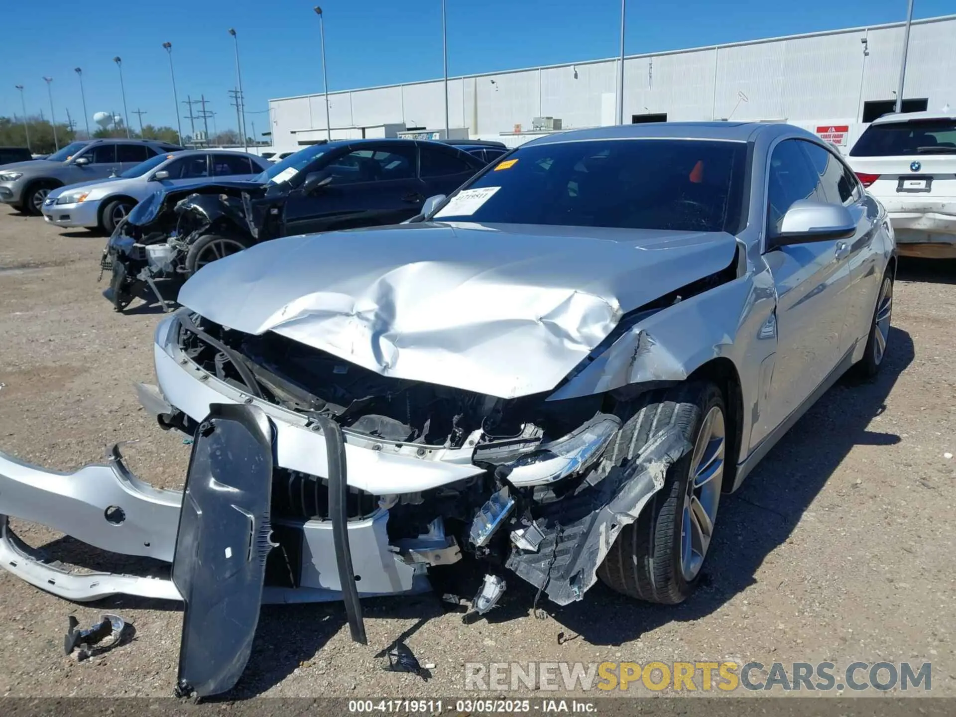 6 Photograph of a damaged car WBA4J1C58KBM18953 BMW 430I GRAN COUPE 2019