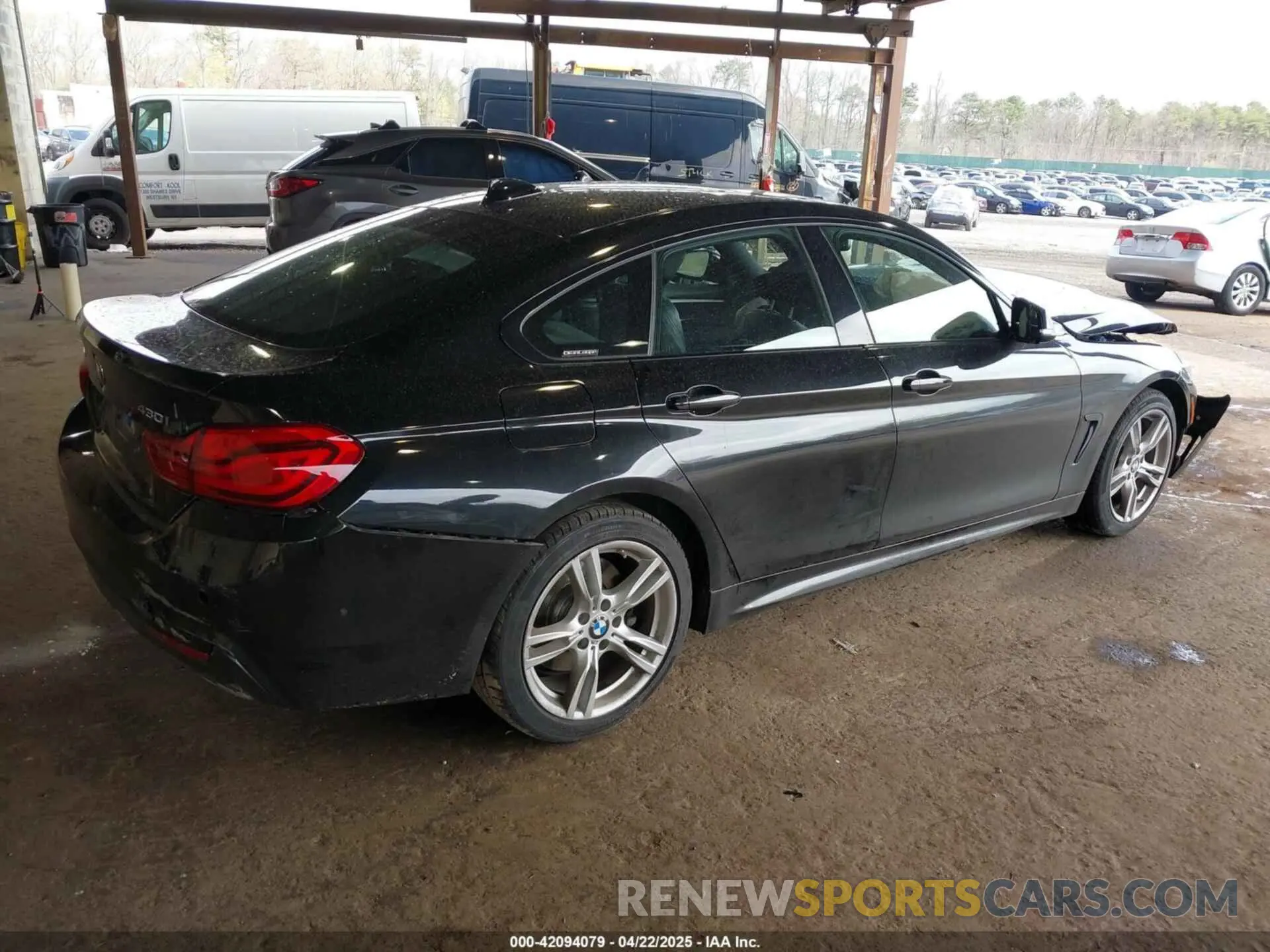 4 Фотография поврежденного автомобиля WBA4J3C53KBL06654 BMW 430I GRAN COUPE 2019