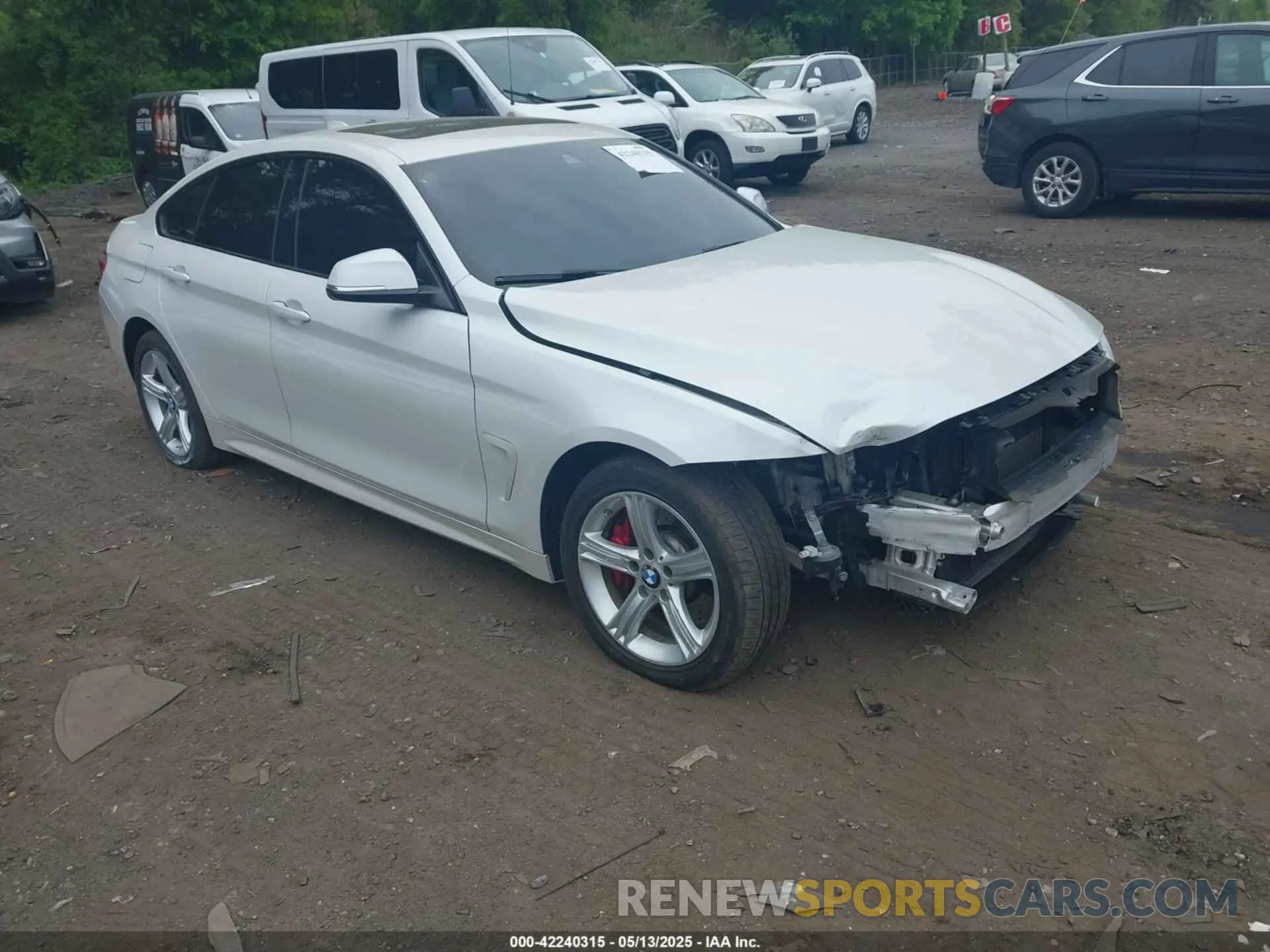 1 Photograph of a damaged car WBA4J3C56KBL06258 BMW 430I GRAN COUPE 2019