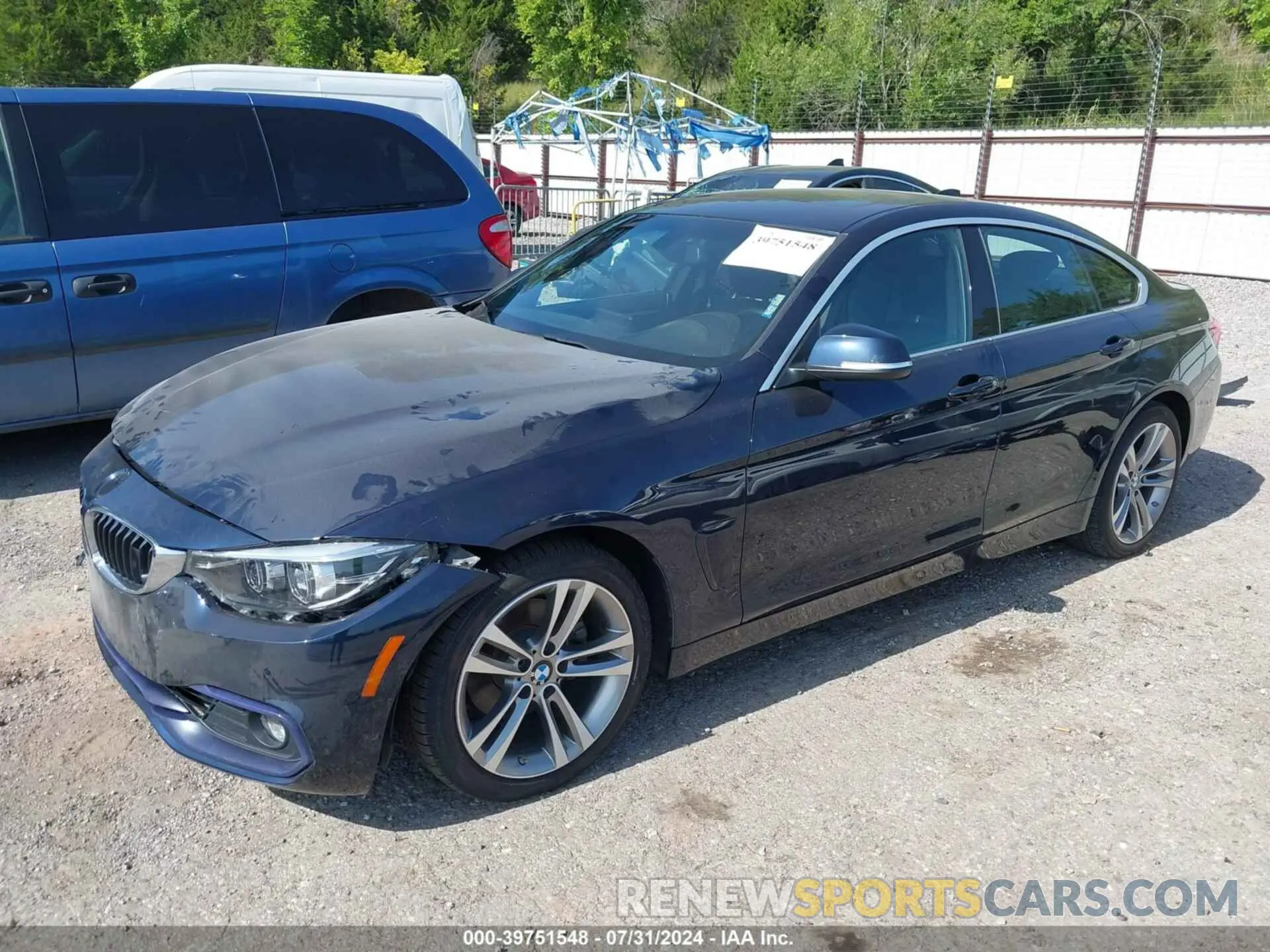 2 Photograph of a damaged car WBA4J3C58KBL09534 BMW 430I GRAN COUPE 2019
