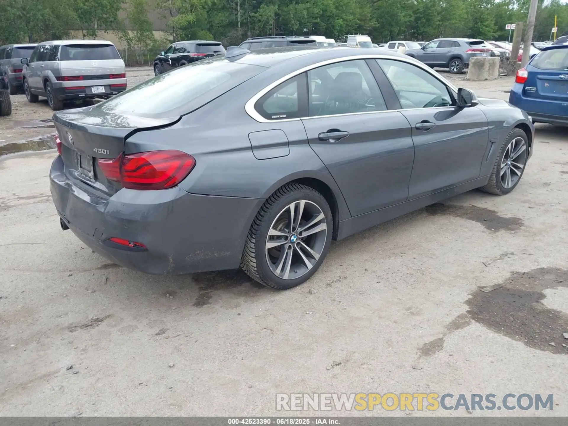 4 Фотография поврежденного автомобиля WBA4J3C08LBL11533 BMW 430I GRAN COUPE 2020