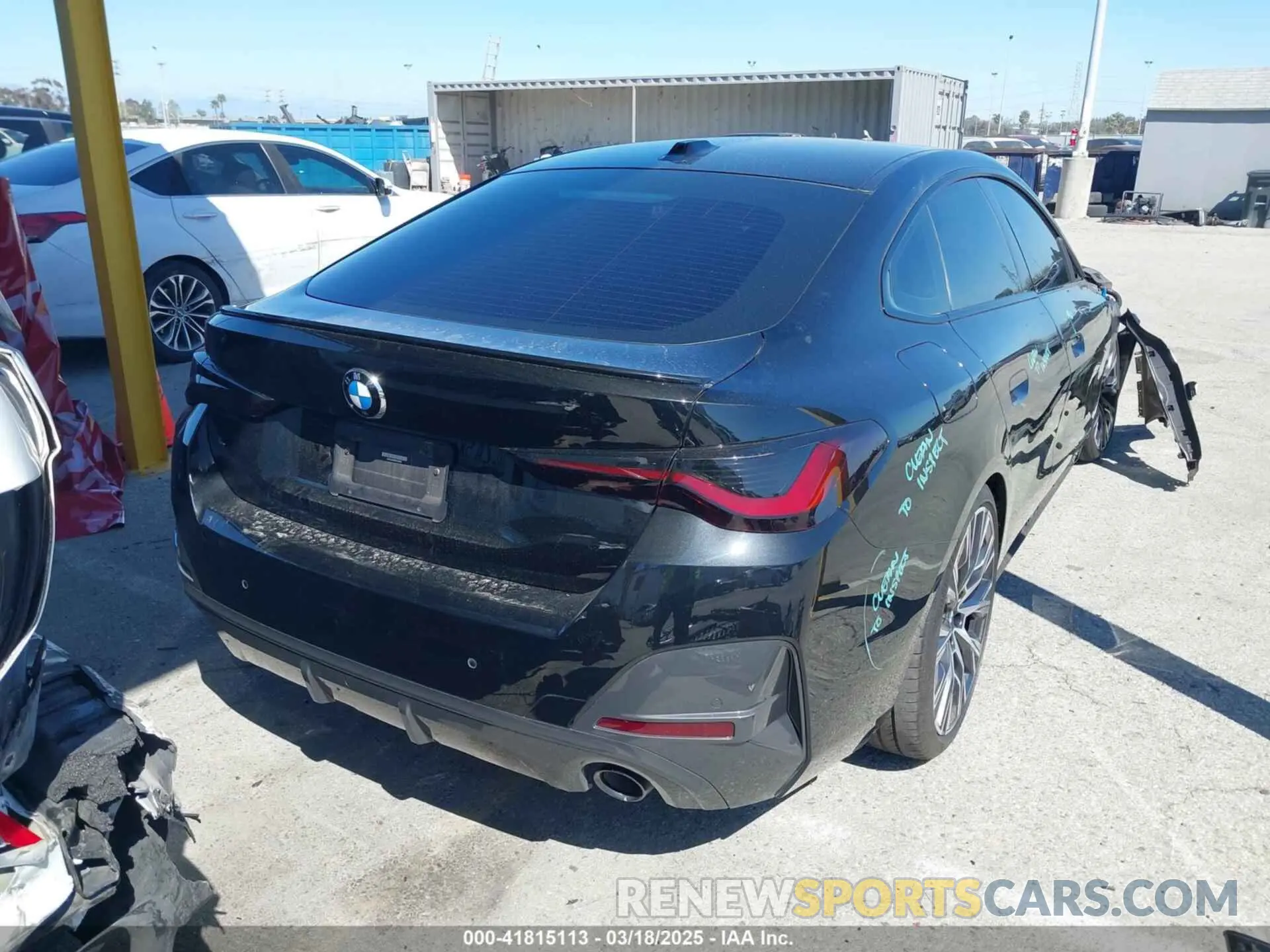 4 Photograph of a damaged car WBA63AV08NFL96535 BMW 430I GRAN COUPE 2022