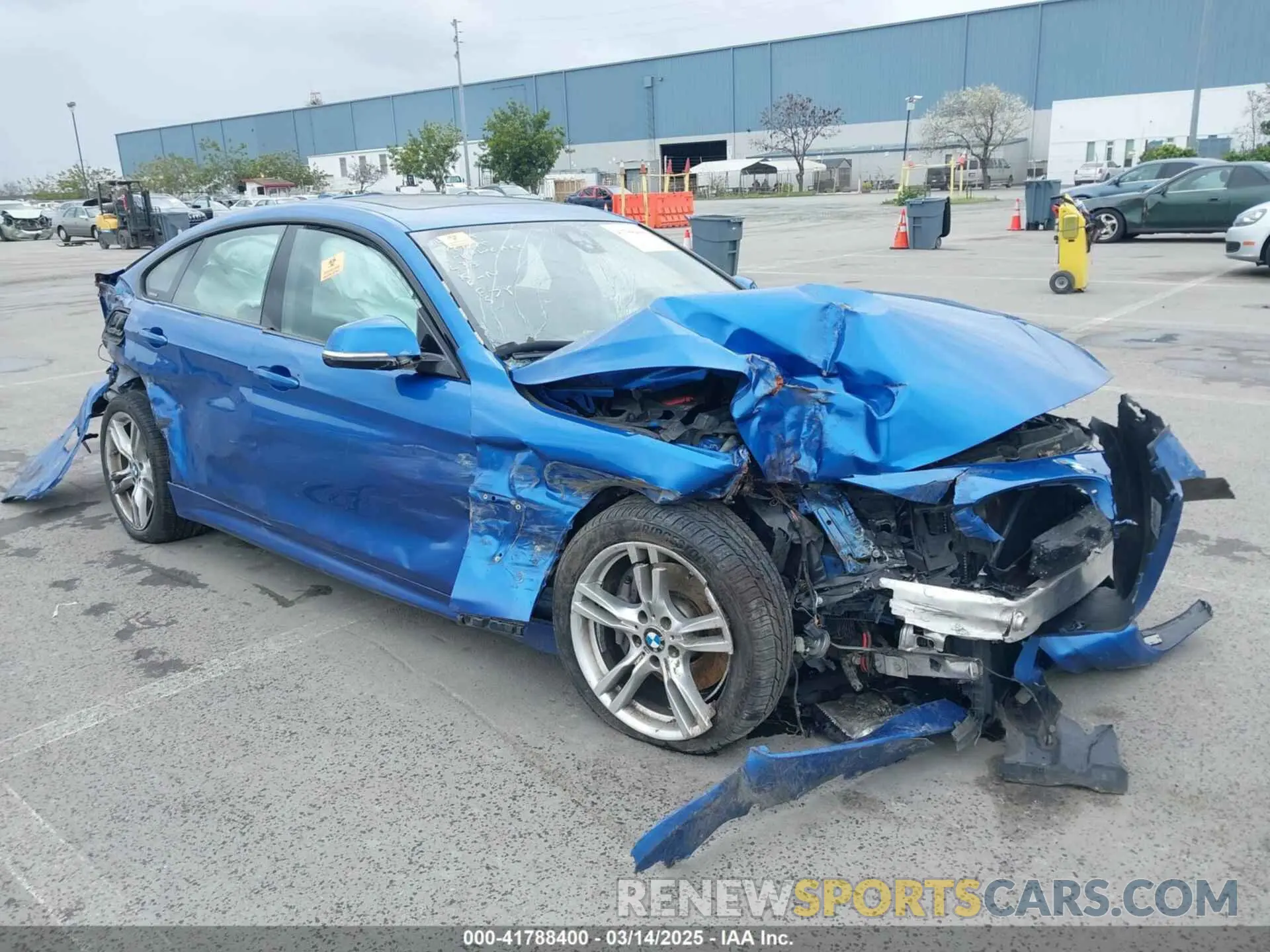 1 Photograph of a damaged car WBA4J5C53KBM66481 BMW 440I GRAN COUPE 2019
