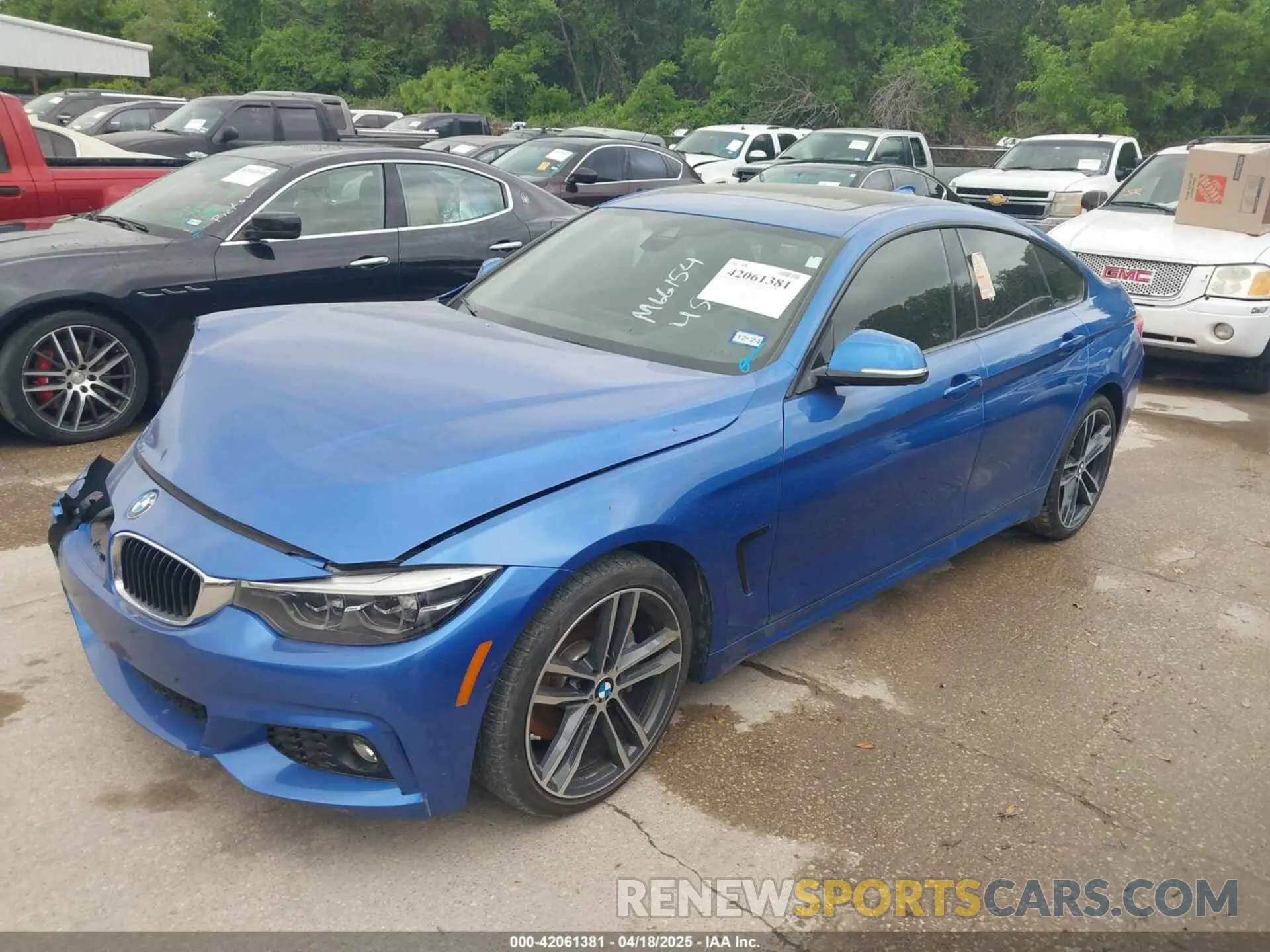 2 Photograph of a damaged car WBA4J5C5XKBM66154 BMW 440I GRAN COUPE 2019