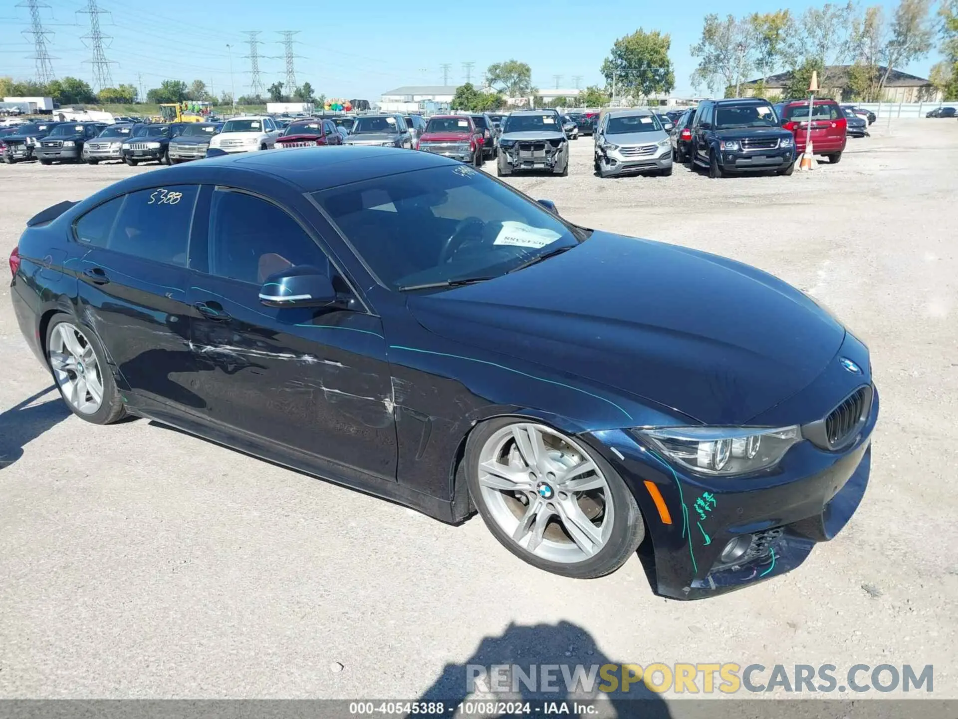 1 Photograph of a damaged car WBA4J7C5XKBM74511 BMW 440I GRAN COUPE 2019