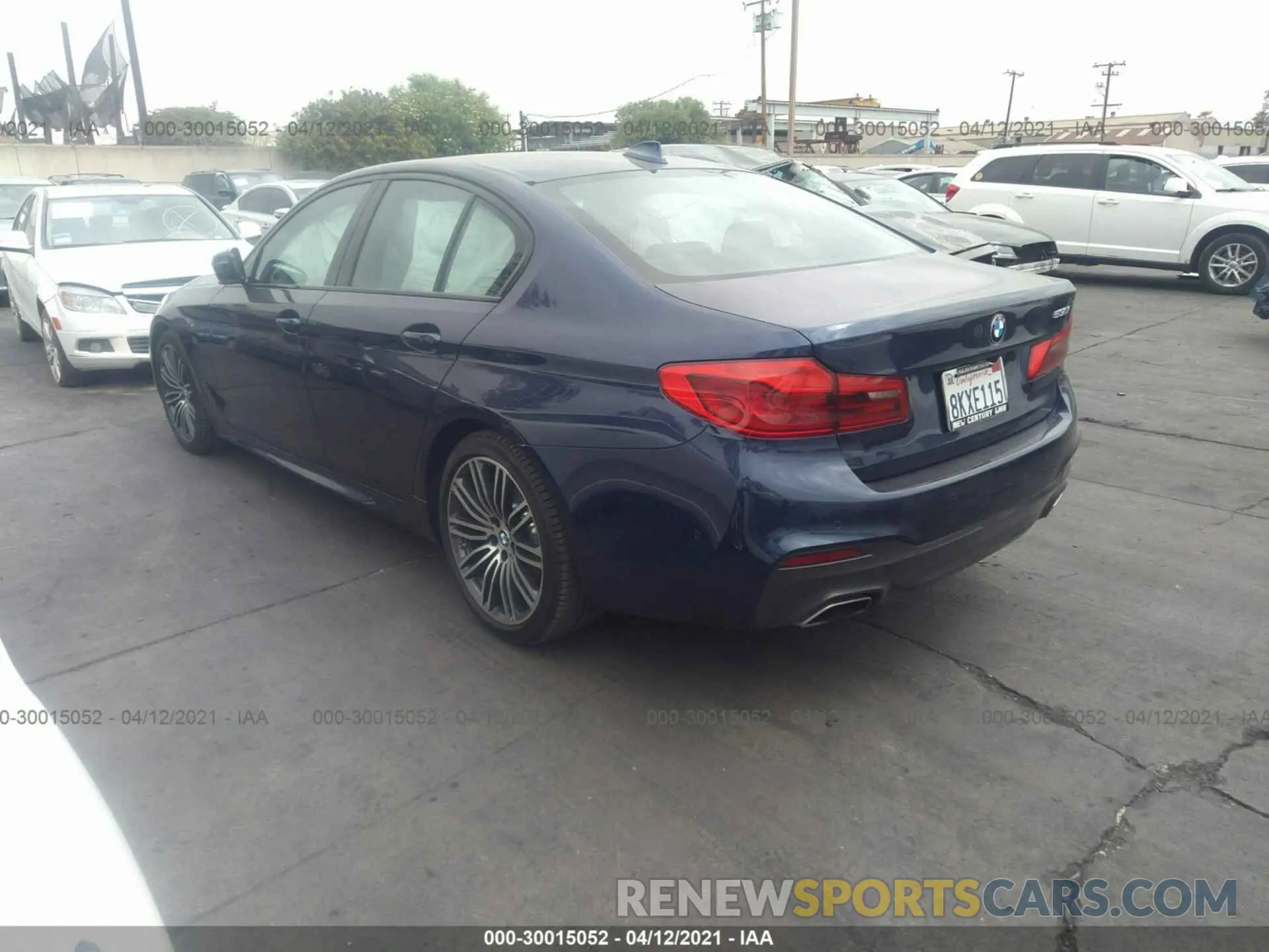 3 Photograph of a damaged car WBAJA5C50KWW33553 BMW 5 SERIES 2019