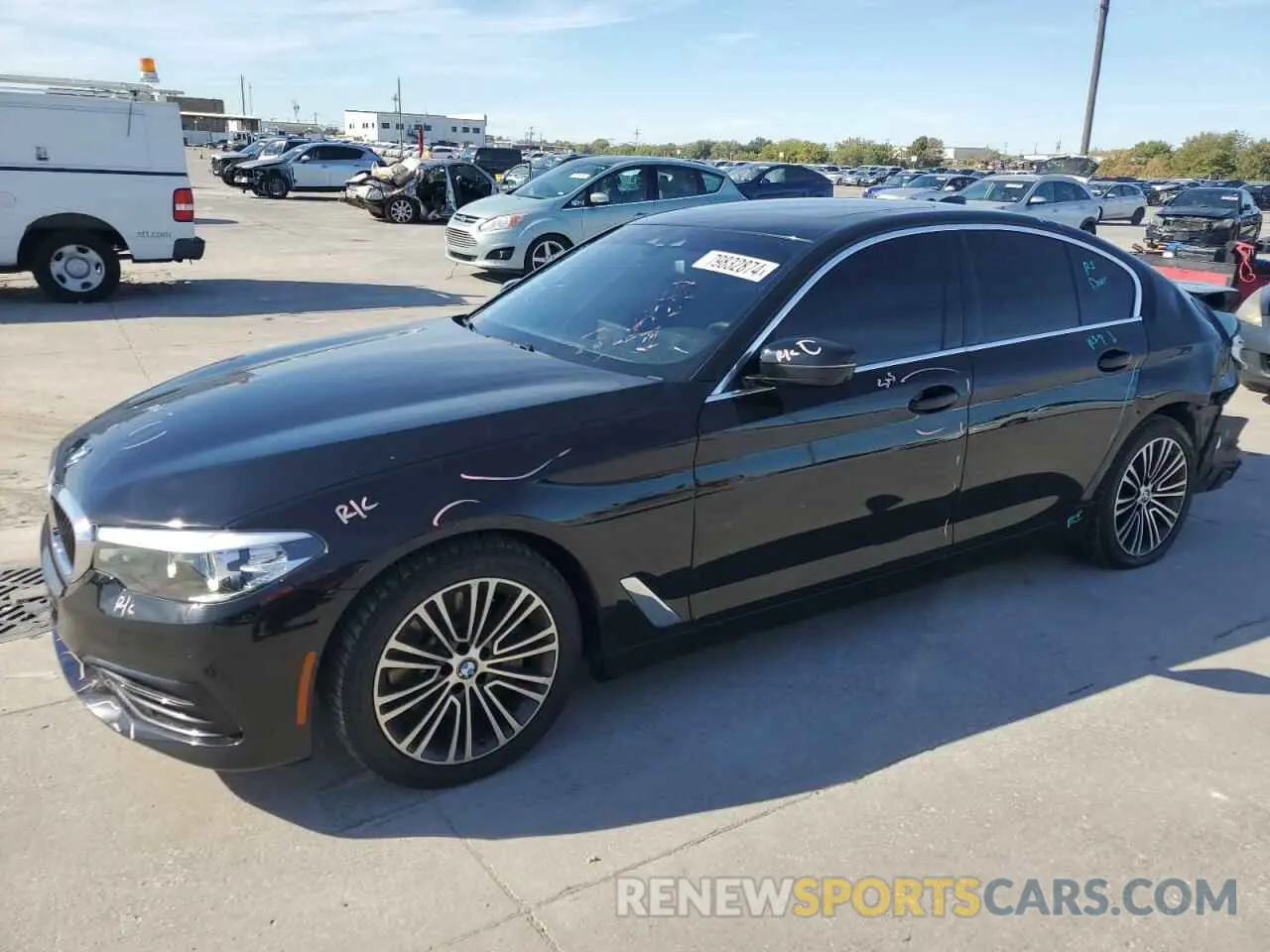 1 Photograph of a damaged car WBAJA5C51KWW34288 BMW 5 SERIES 2019