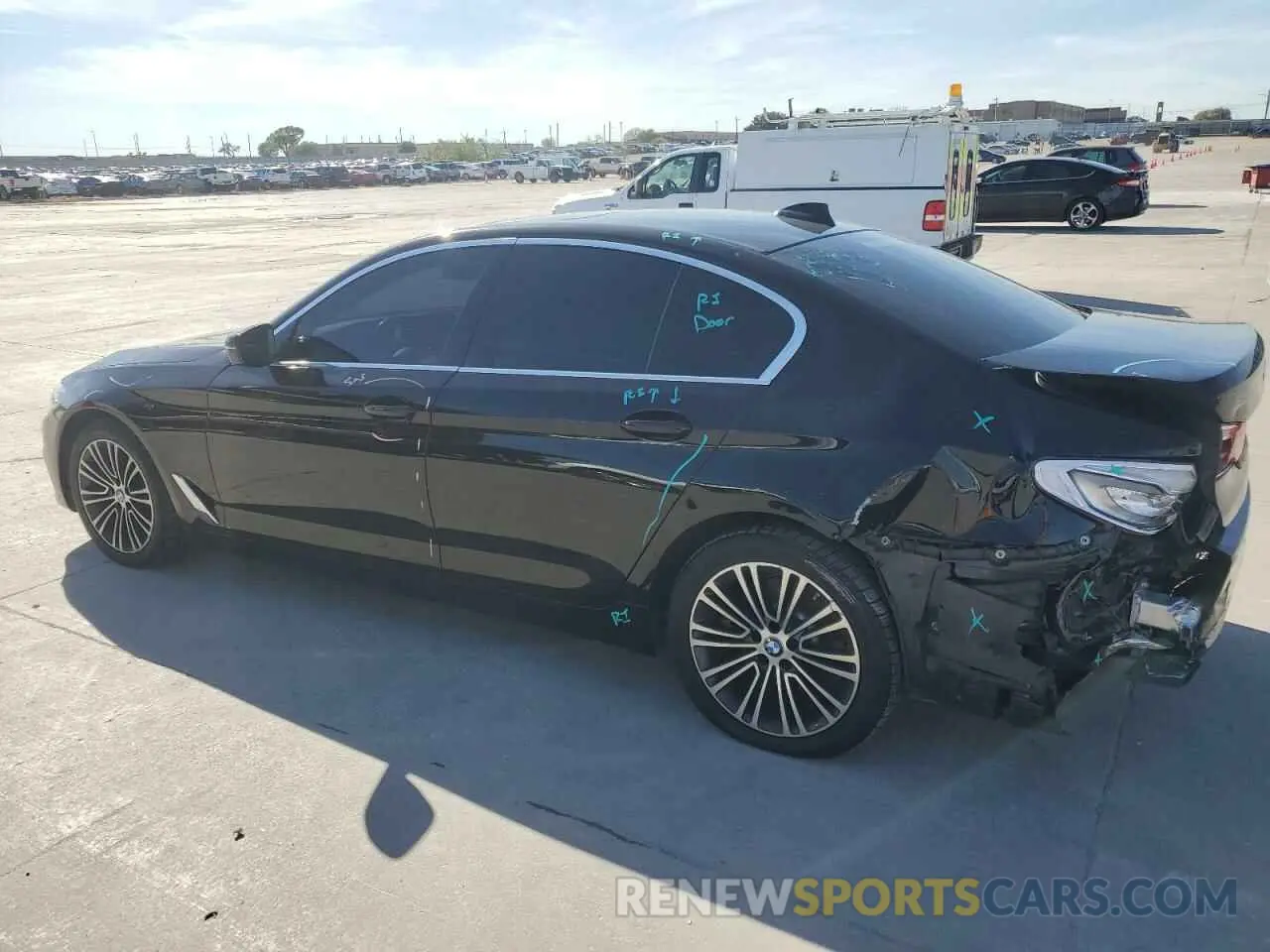 2 Photograph of a damaged car WBAJA5C51KWW34288 BMW 5 SERIES 2019