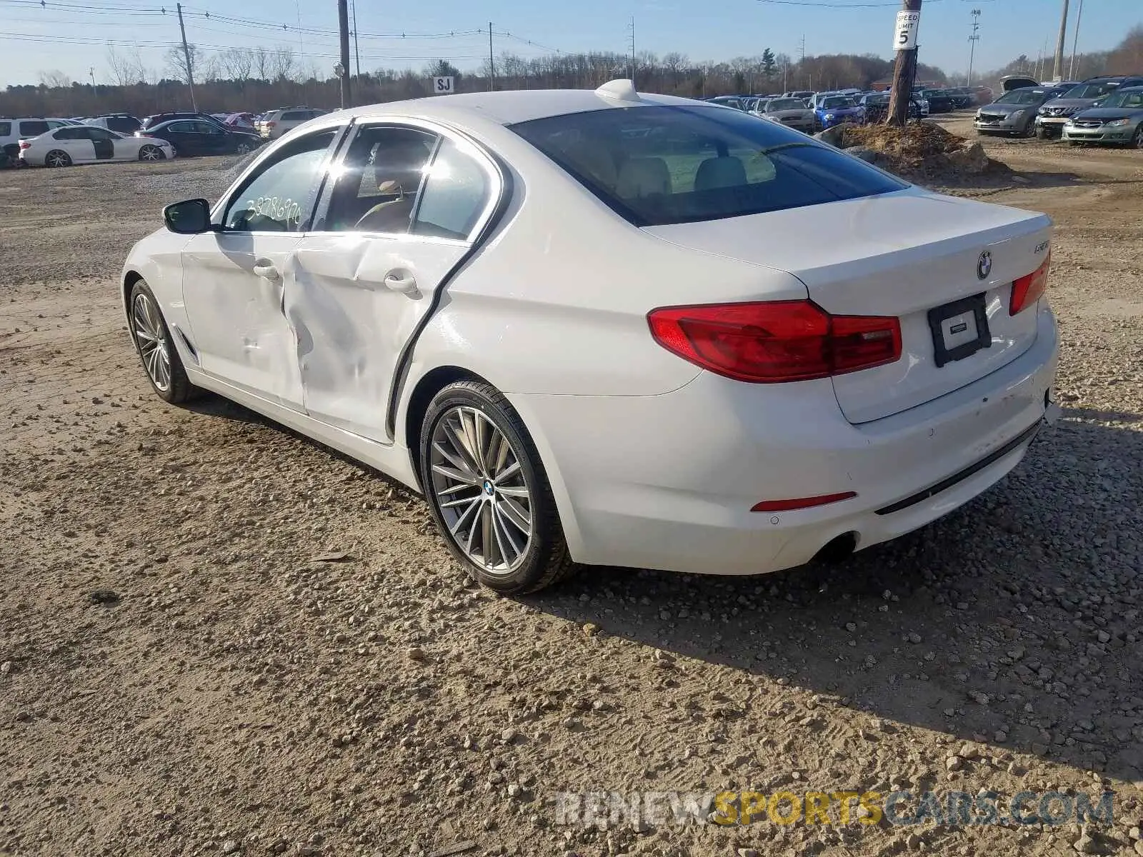3 Photograph of a damaged car WBAJA5C53KBX46680 BMW 5 SERIES 2019