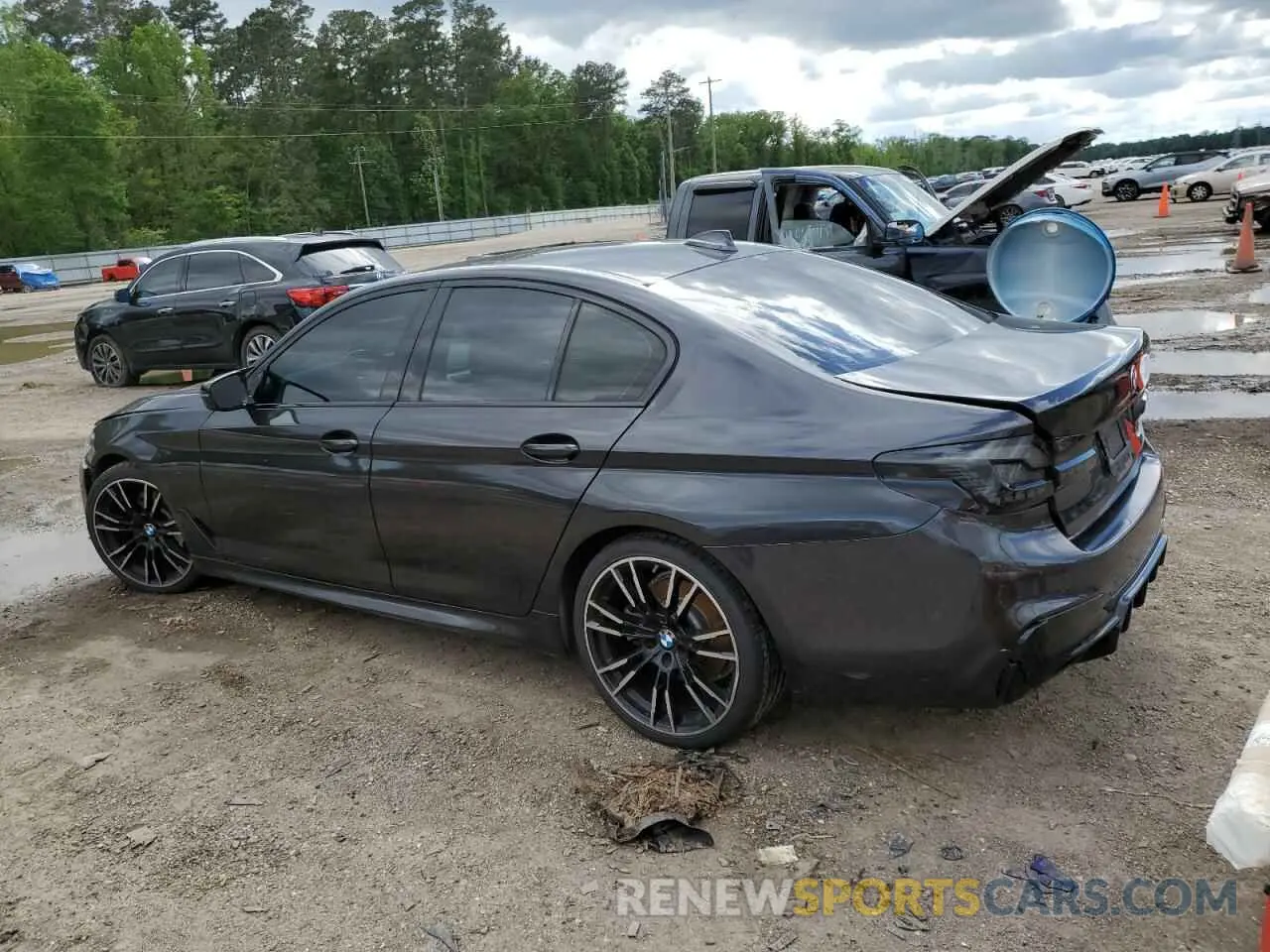 2 Photograph of a damaged car WBAJA5C53KWW30663 BMW 5 SERIES 2019