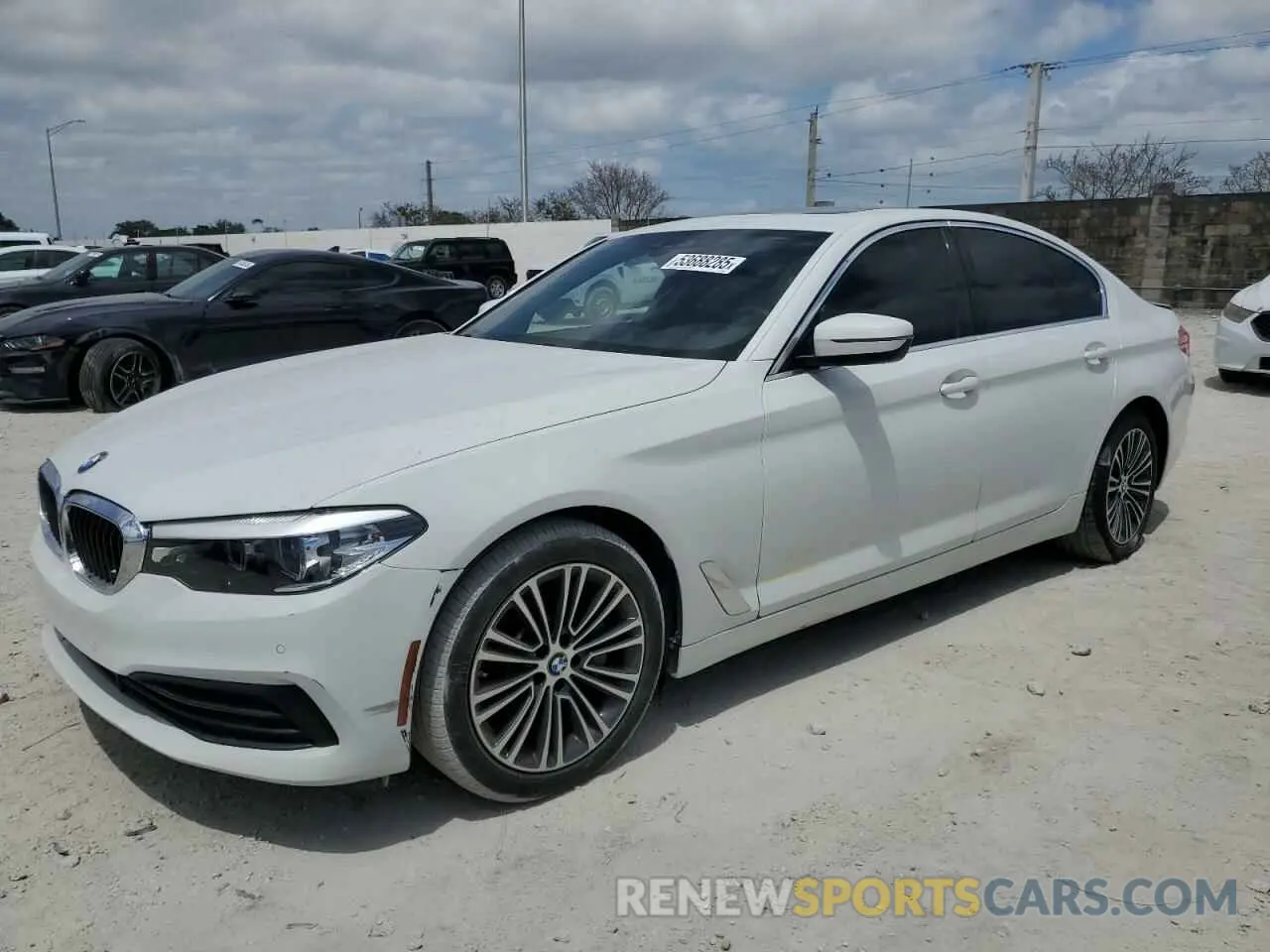 1 Photograph of a damaged car WBAJA5C54KWW26606 BMW 5 SERIES 2019