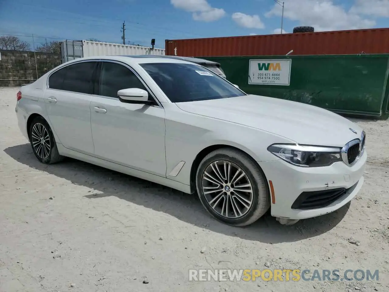 4 Photograph of a damaged car WBAJA5C54KWW26606 BMW 5 SERIES 2019