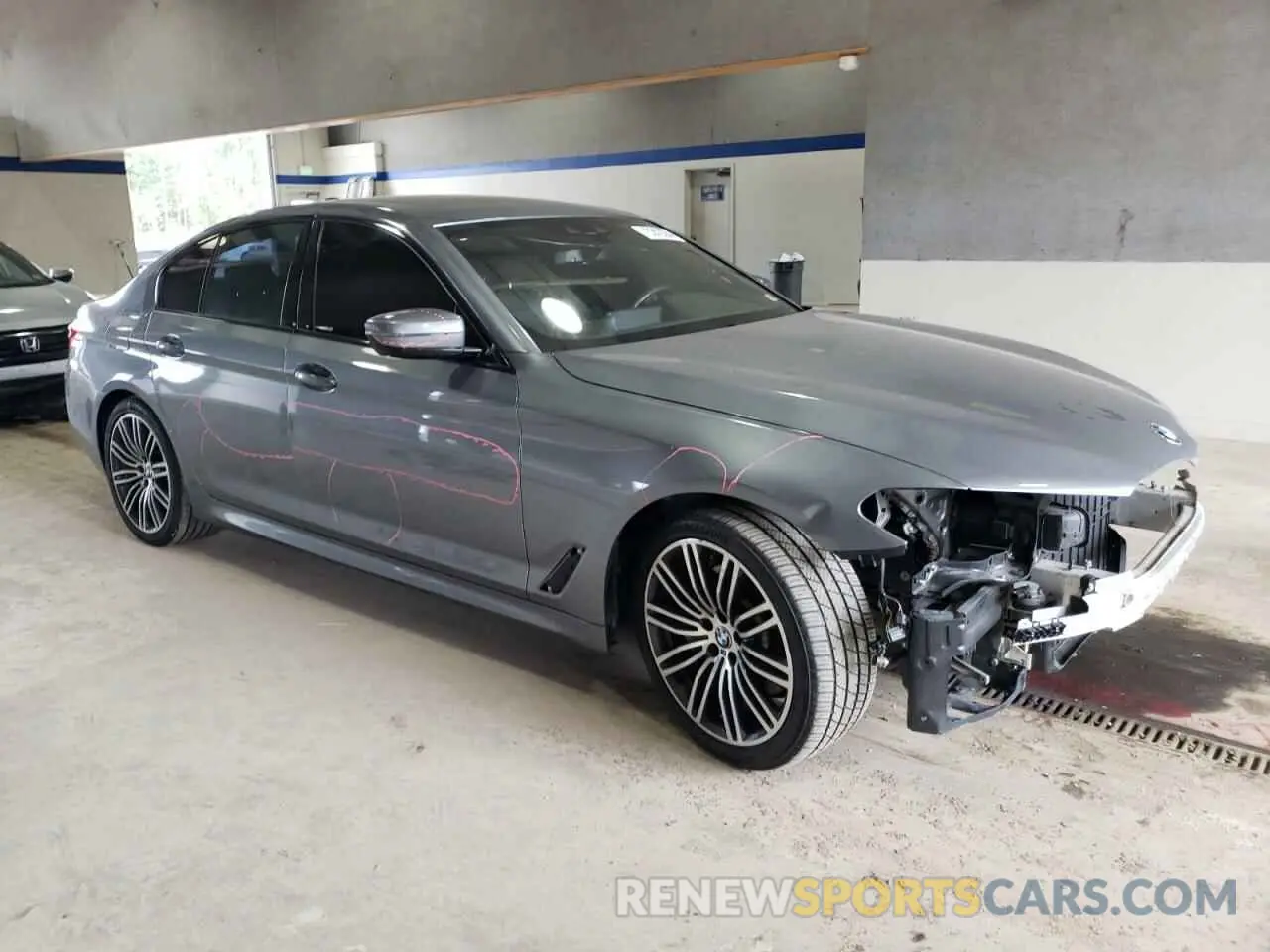 4 Photograph of a damaged car WBAJA5C56KBX86414 BMW 5 SERIES 2019