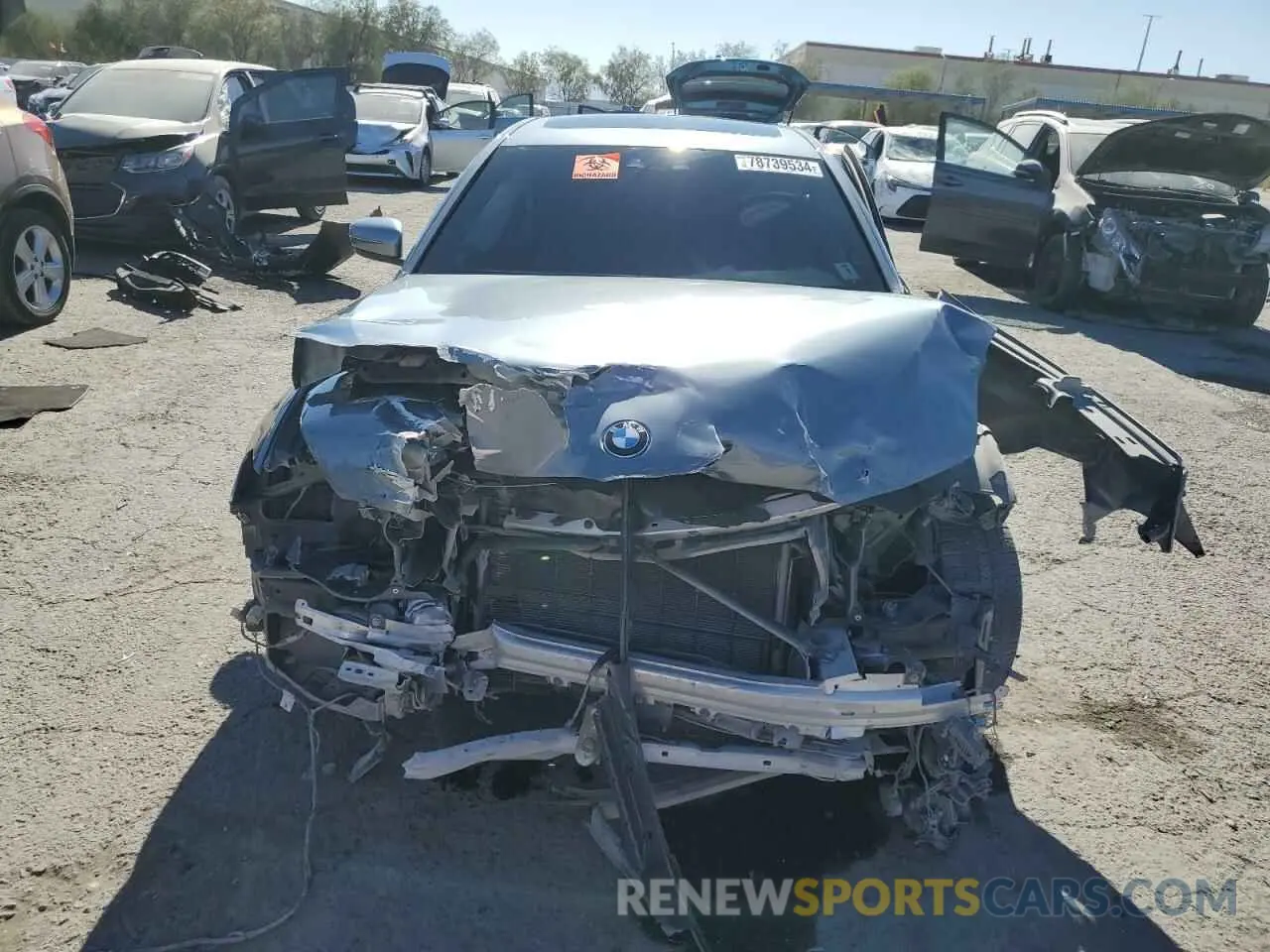 5 Photograph of a damaged car WBAJA5C57KWW37017 BMW 5 SERIES 2019