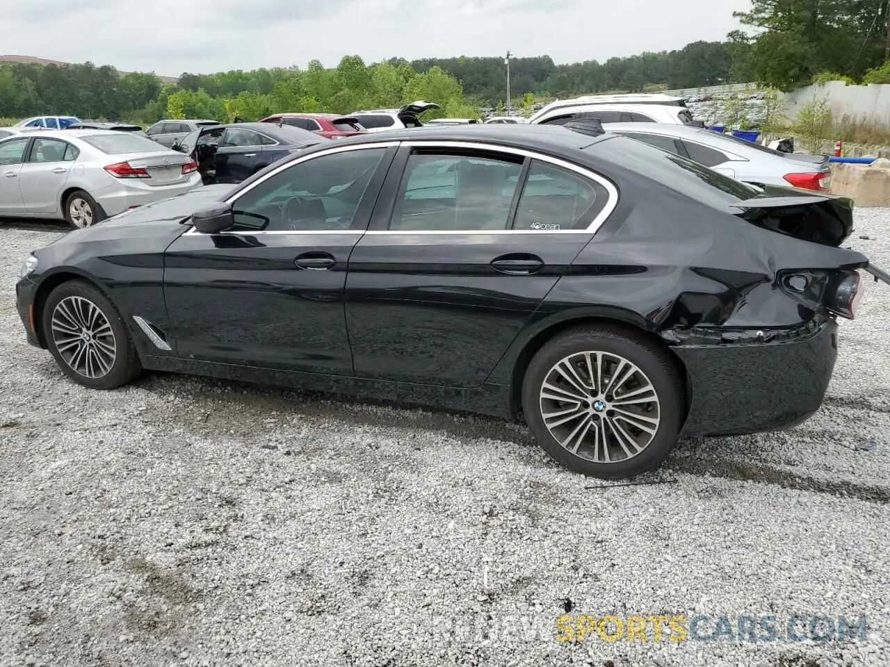 2 Photograph of a damaged car WBAJA5C58KBX46657 BMW 5 SERIES 2019