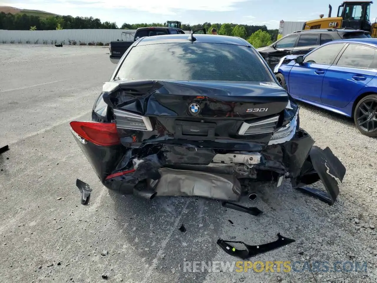 6 Photograph of a damaged car WBAJA5C58KBX46657 BMW 5 SERIES 2019