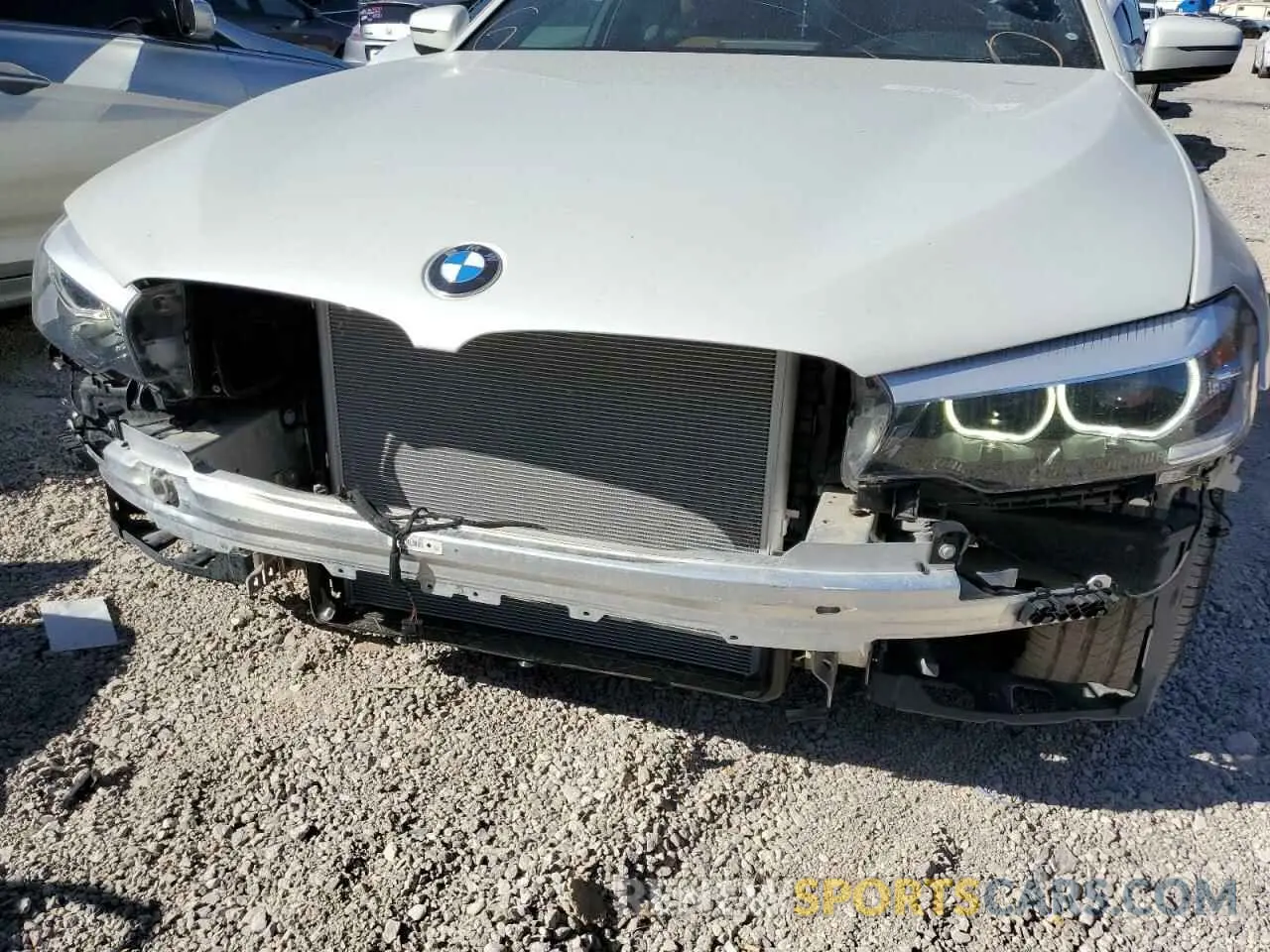9 Фотография поврежденного автомобиля WBAJA5C5XKWA57926 BMW 5 SERIES 2019