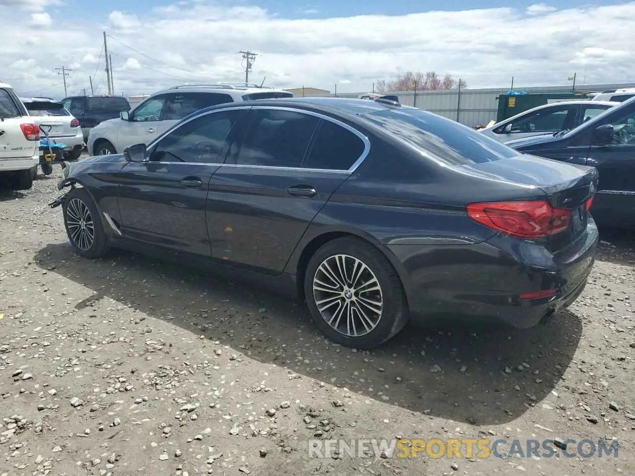 2 Фотография поврежденного автомобиля WBAJA7C50KG909963 BMW 5 SERIES 2019