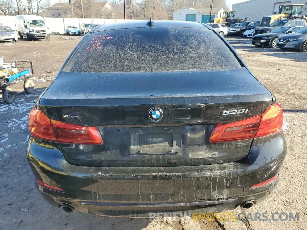 6 Photograph of a damaged car WBAJA7C53KG909696 BMW 5 SERIES 2019