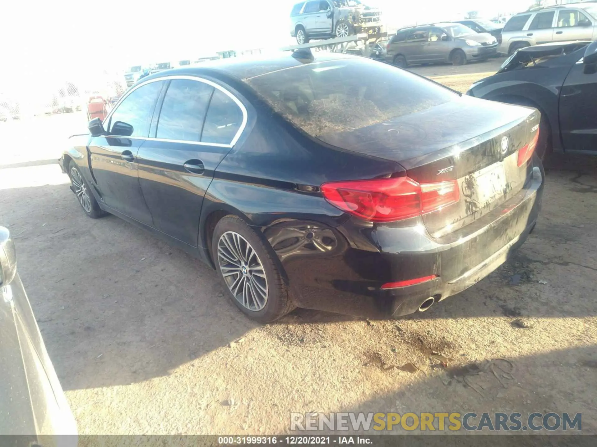 3 Фотография поврежденного автомобиля WBAJA7C53KWW07931 BMW 5 SERIES 2019