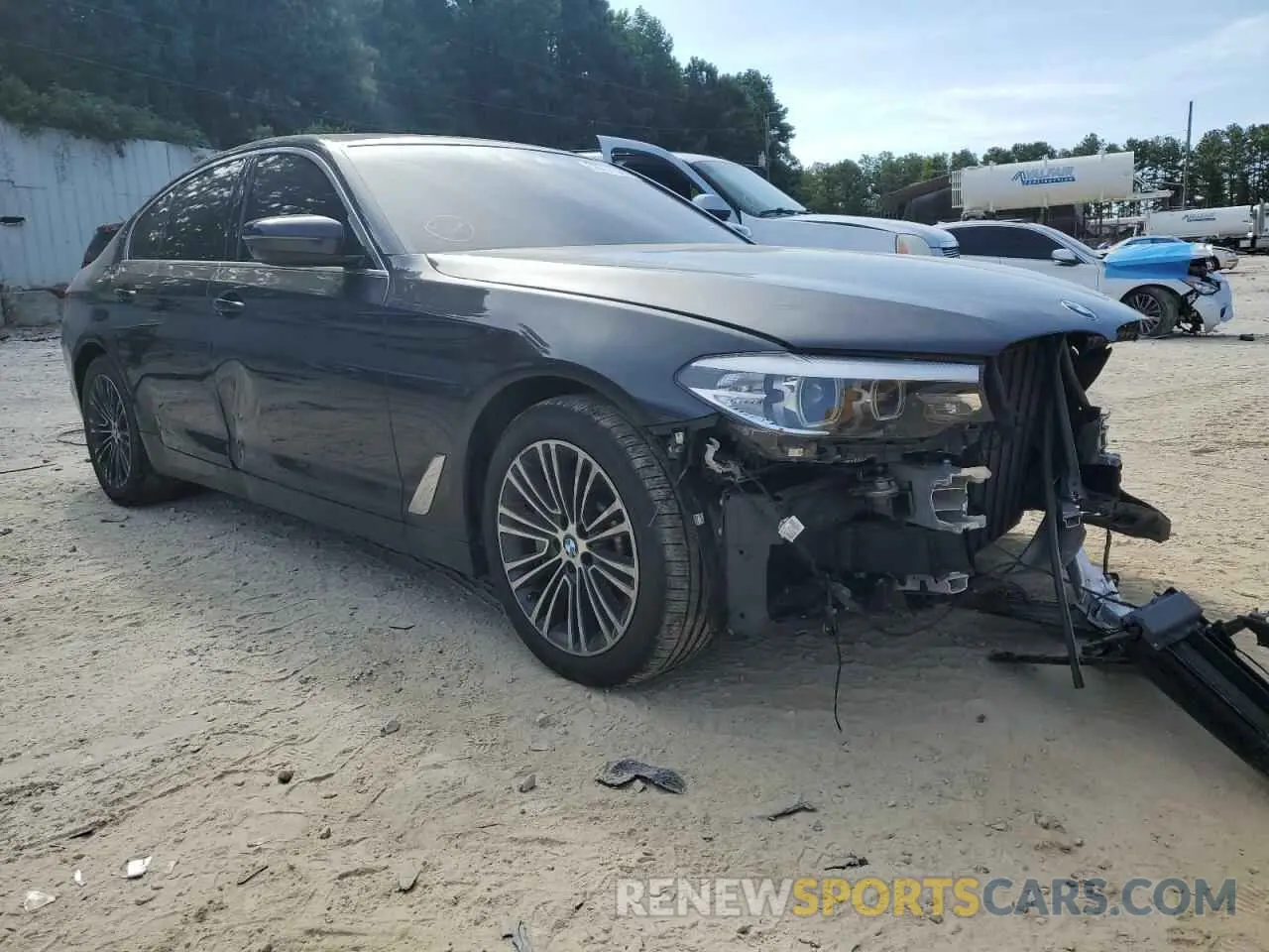 1 Photograph of a damaged car WBAJA7C53KWW08030 BMW 5 SERIES 2019