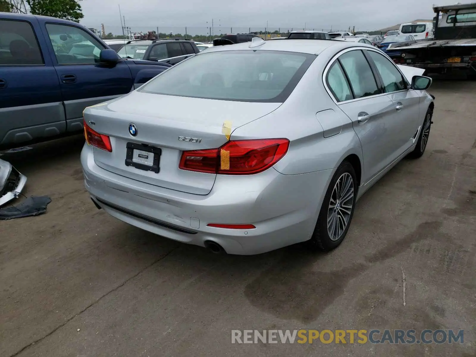 4 Photograph of a damaged car WBAJA7C54KWW29632 BMW 5 SERIES 2019