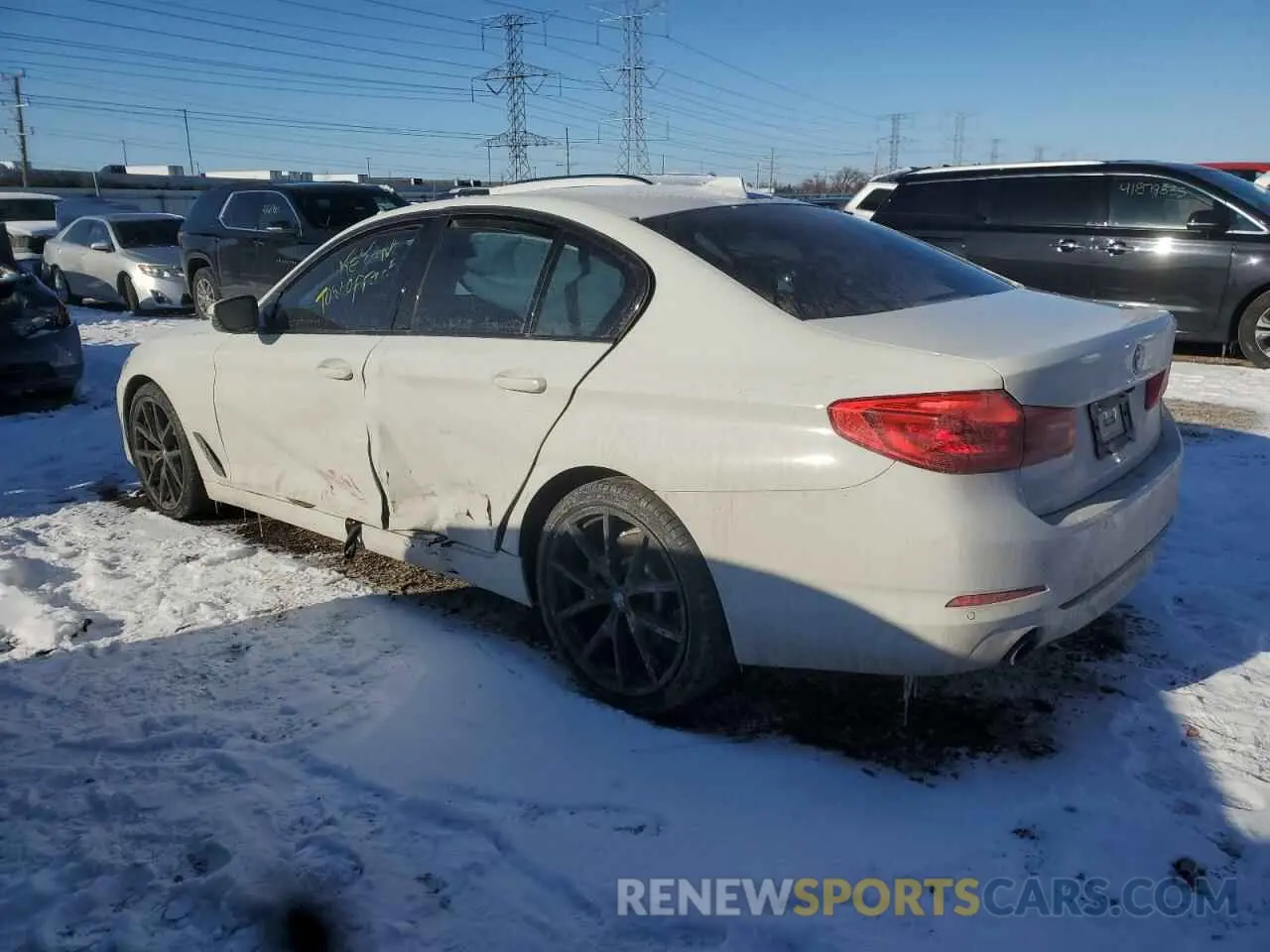 2 Photograph of a damaged car WBAJA7C57KWW07303 BMW 5 SERIES 2019