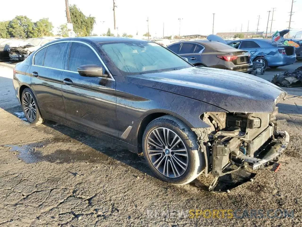 4 Photograph of a damaged car WBAJA9C52KB253998 BMW 5 SERIES 2019