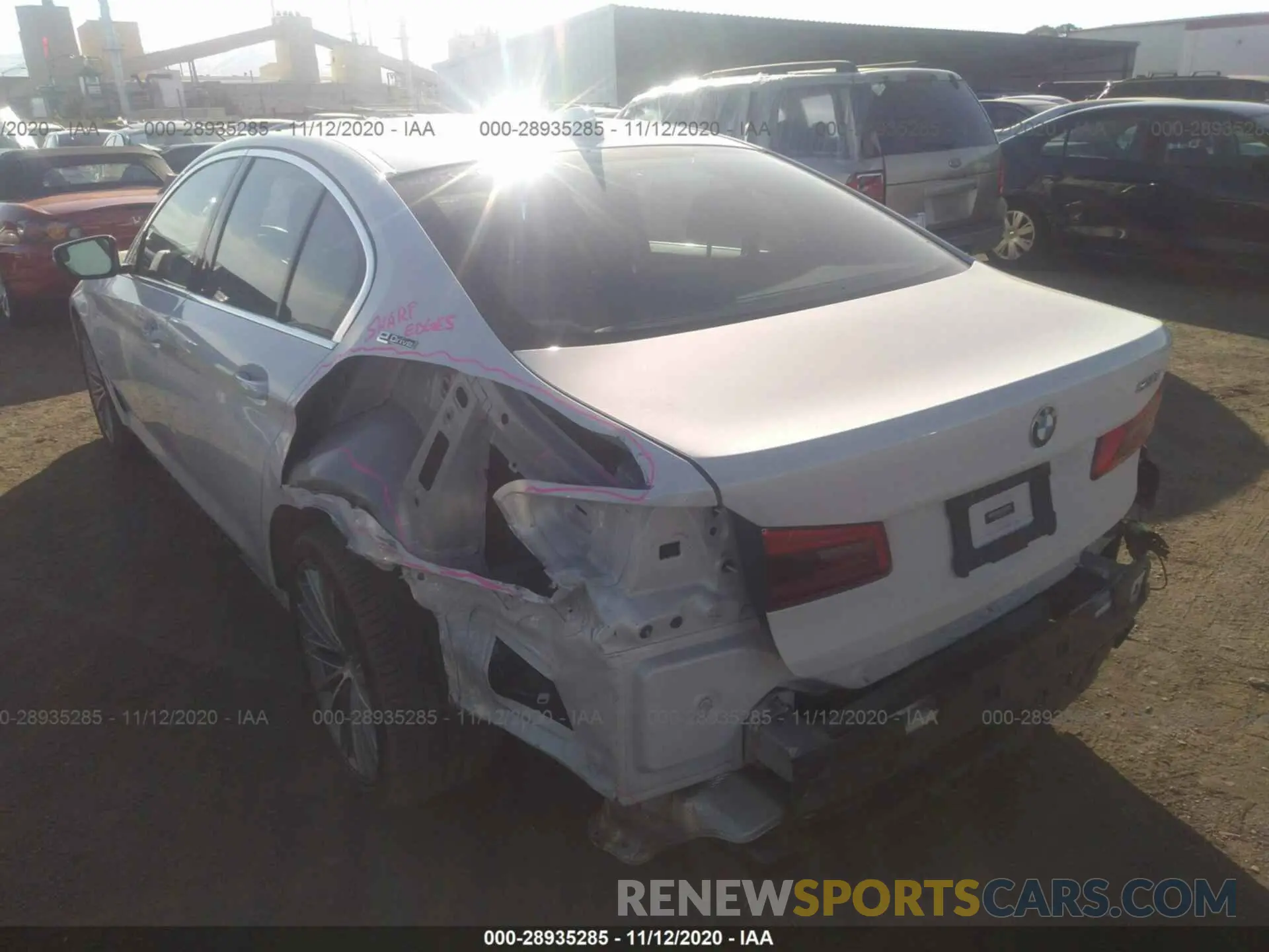 3 Photograph of a damaged car WBAJA9C54KB253937 BMW 5 SERIES 2019