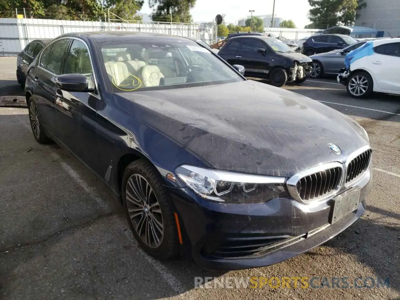 1 Photograph of a damaged car WBAJA9C57KB388412 BMW 5 SERIES 2019