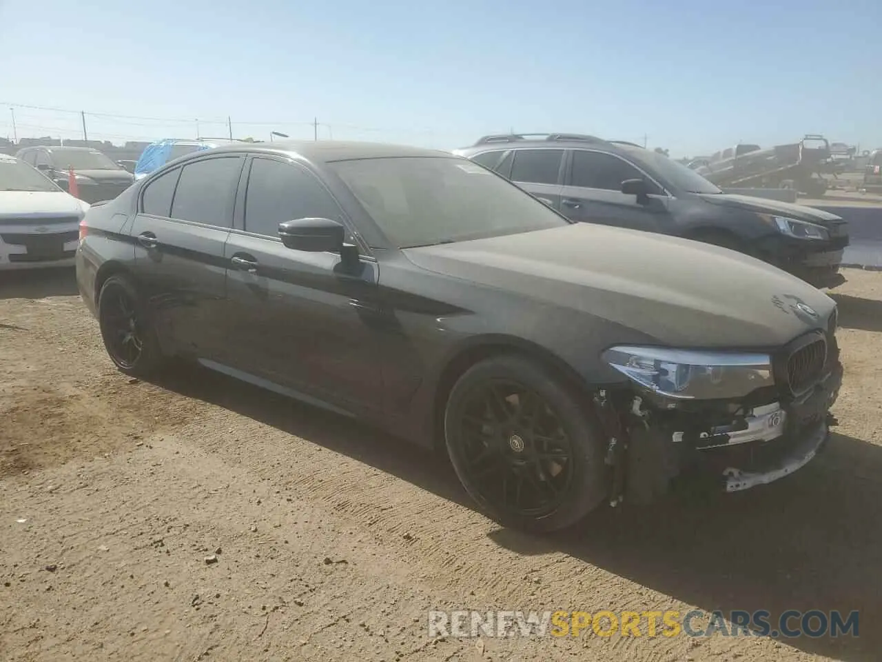 4 Фотография поврежденного автомобиля WBAJB1C52KB376702 BMW 5 SERIES 2019