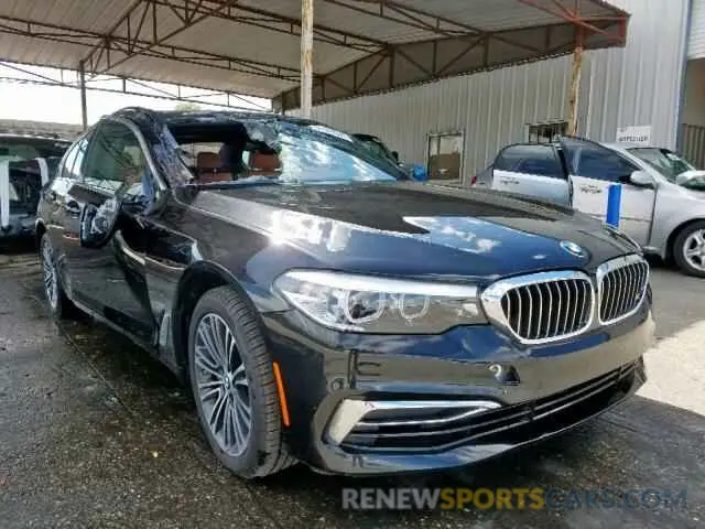 1 Photograph of a damaged car WBAJE5C50KWW22203 BMW 5 SERIES 2019