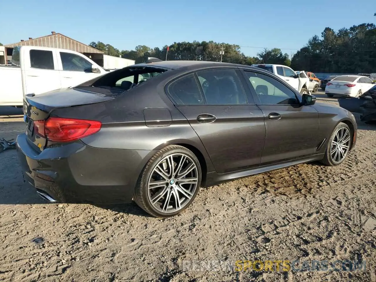 3 Фотография поврежденного автомобиля WBAJE5C52KWW06102 BMW 5 SERIES 2019