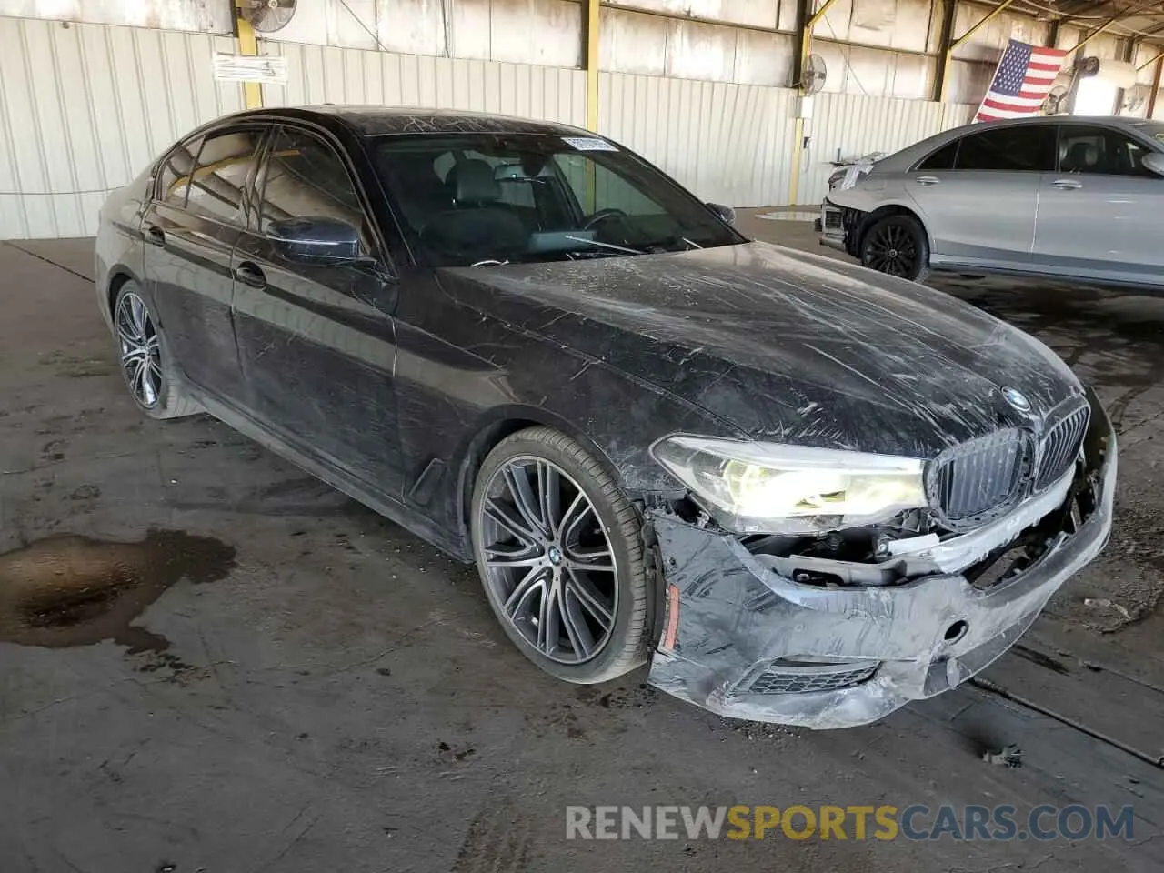 4 Photograph of a damaged car WBAJE5C53KWW04438 BMW 5 SERIES 2019