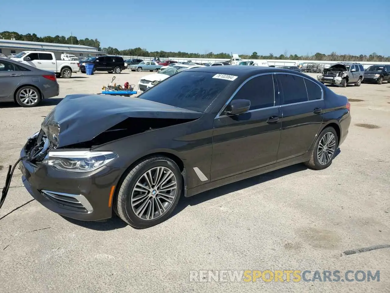 1 Photograph of a damaged car WBAJE5C55KWW06675 BMW 5 SERIES 2019