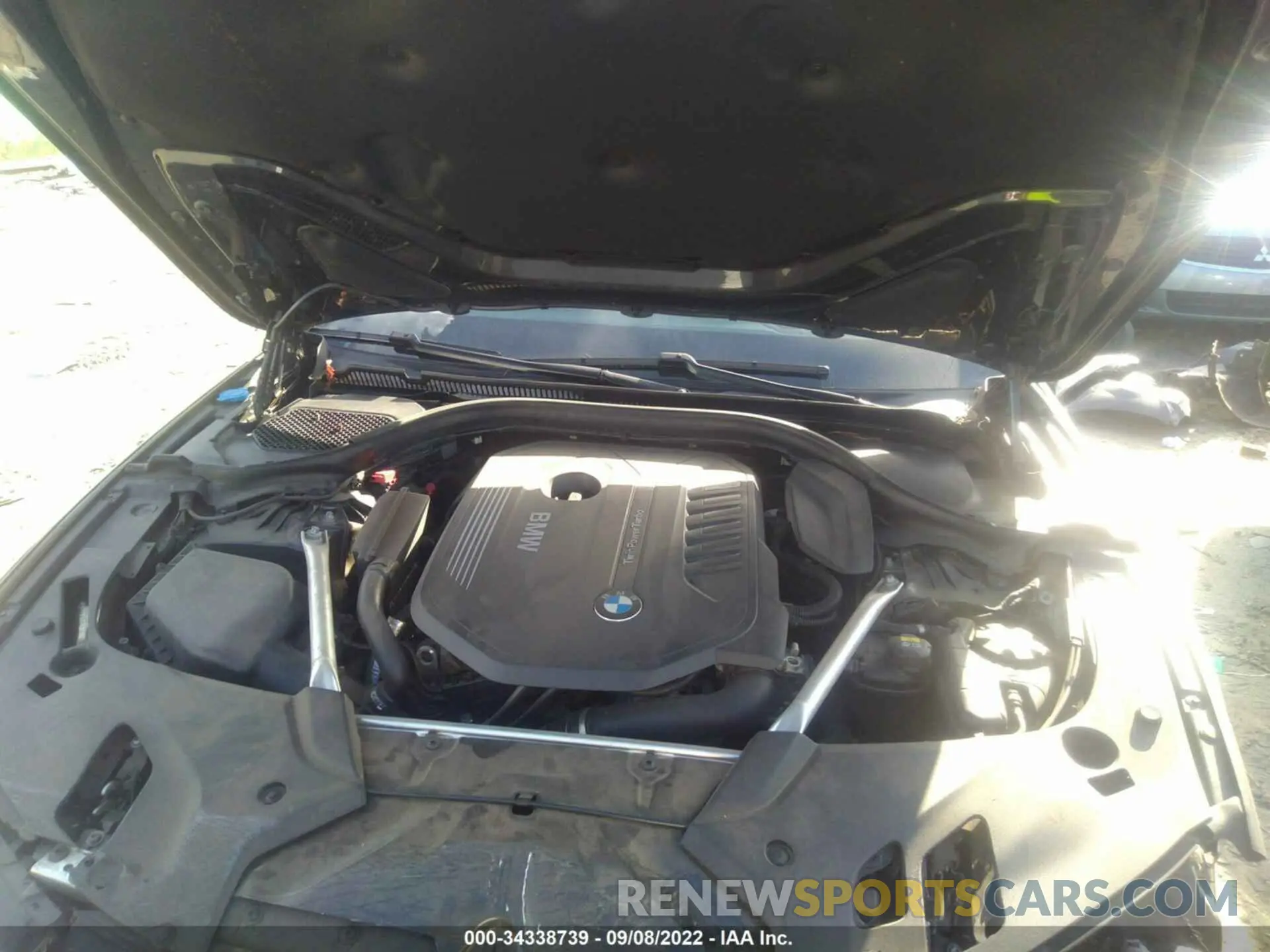 10 Фотография поврежденного автомобиля WBAJE5C57KWE66244 BMW 5 SERIES 2019