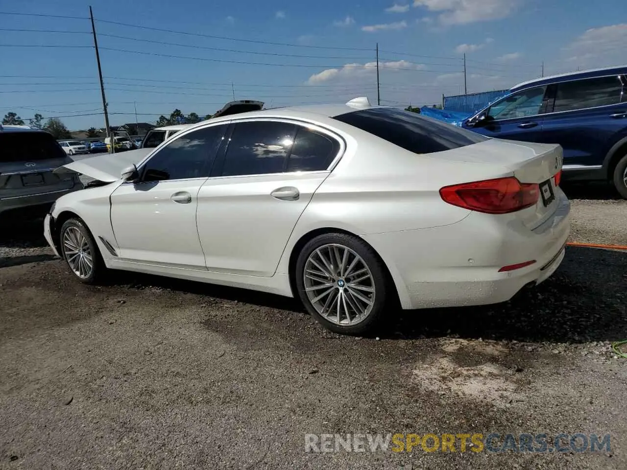 2 Photograph of a damaged car WBAJE5C5XKWE66044 BMW 5 SERIES 2019
