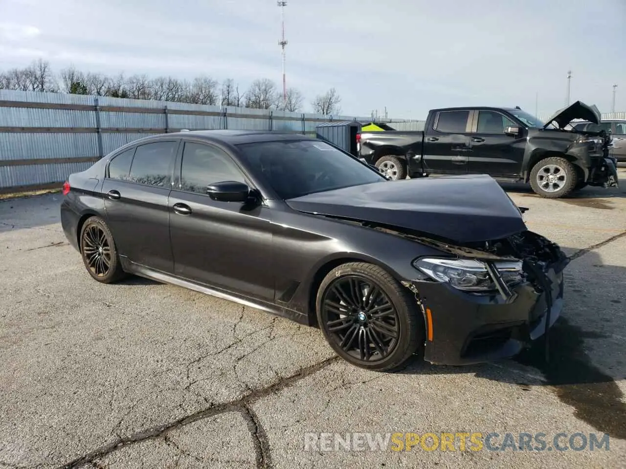 4 Photograph of a damaged car WBAJE5C5XKWW01214 BMW 5 SERIES 2019