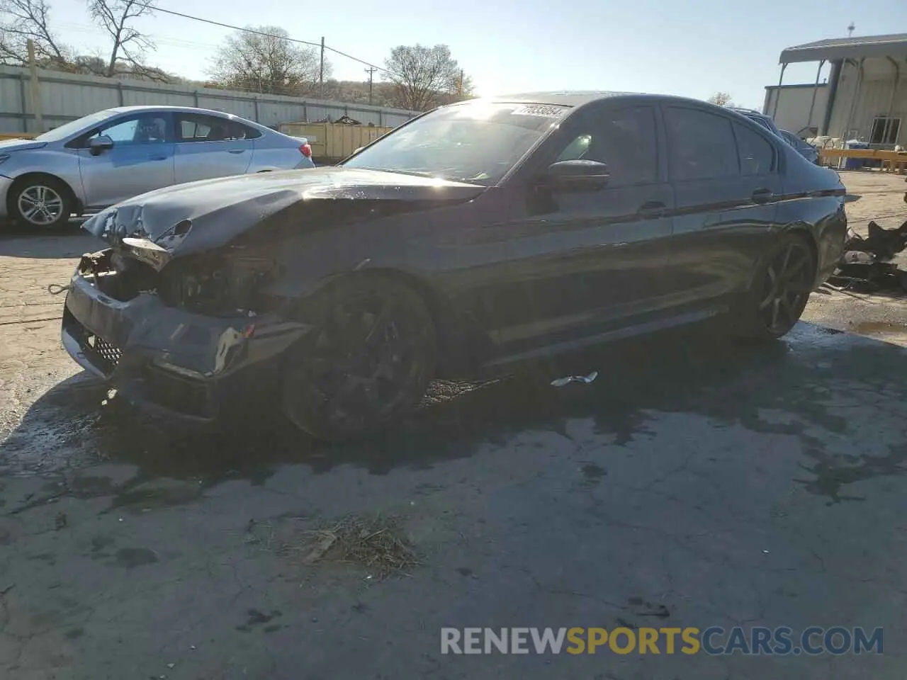 1 Photograph of a damaged car WBAJE5C5XKWW11581 BMW 5 SERIES 2019