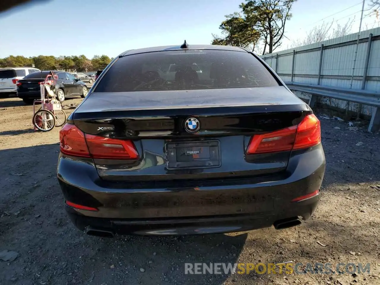 6 Photograph of a damaged car WBAJE7C50KWW40163 BMW 5 SERIES 2019