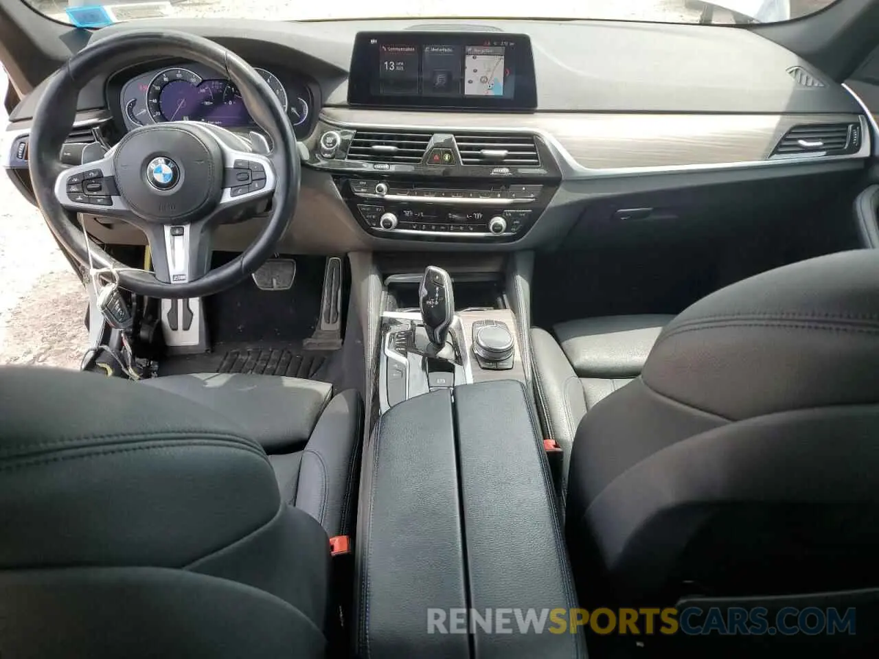 8 Photograph of a damaged car WBAJE7C55KWD55834 BMW 5 SERIES 2019