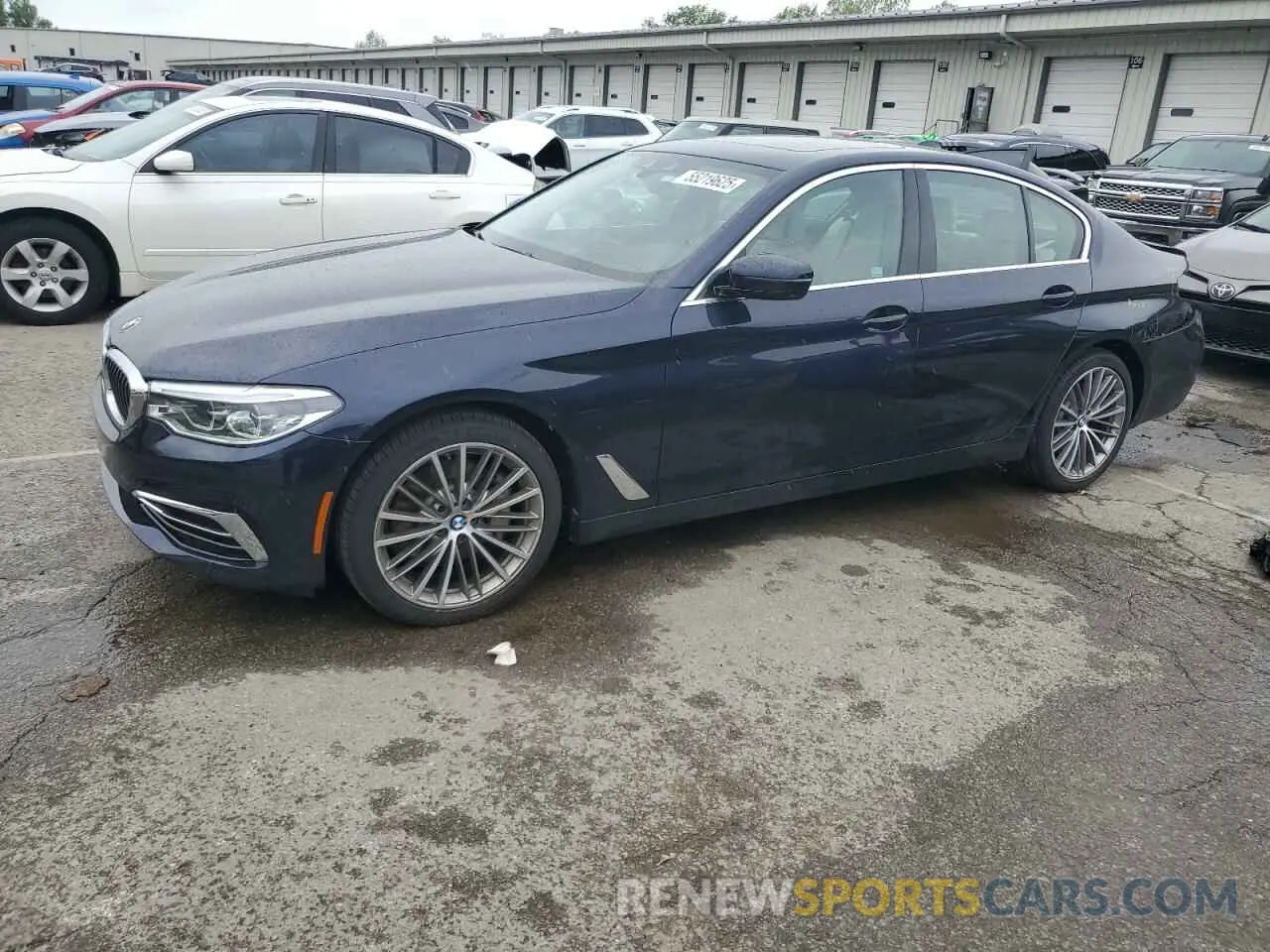 1 Photograph of a damaged car WBAJE7C55KWW20474 BMW 5 SERIES 2019