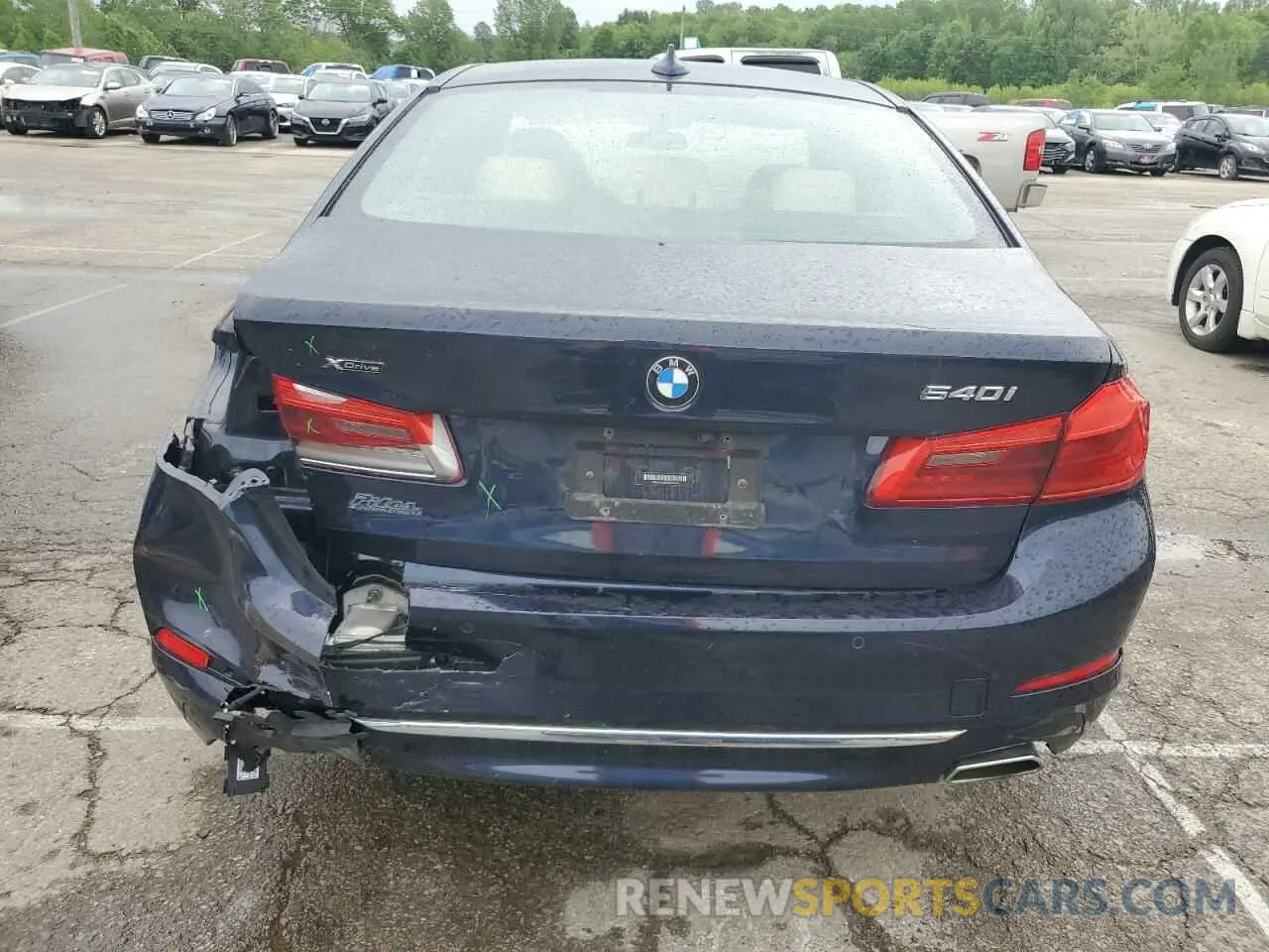 6 Photograph of a damaged car WBAJE7C55KWW20474 BMW 5 SERIES 2019