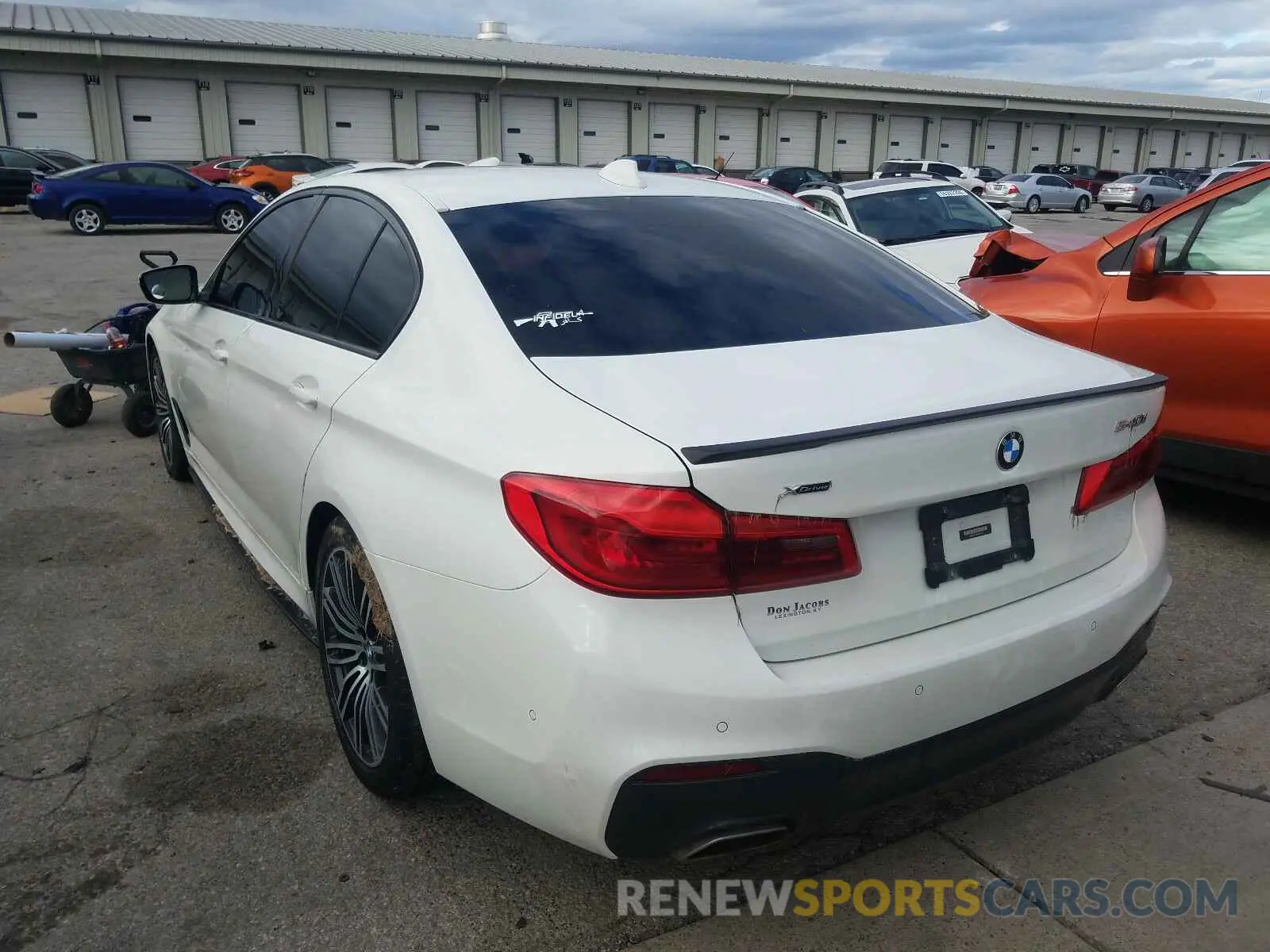 3 Photograph of a damaged car WBAJE7C56KWW27742 BMW 5 SERIES 2019