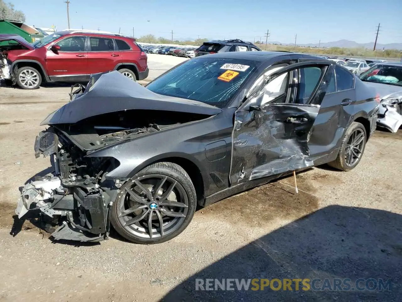 1 Photograph of a damaged car WBAJA9C02LCE53489 BMW 5 SERIES 2020