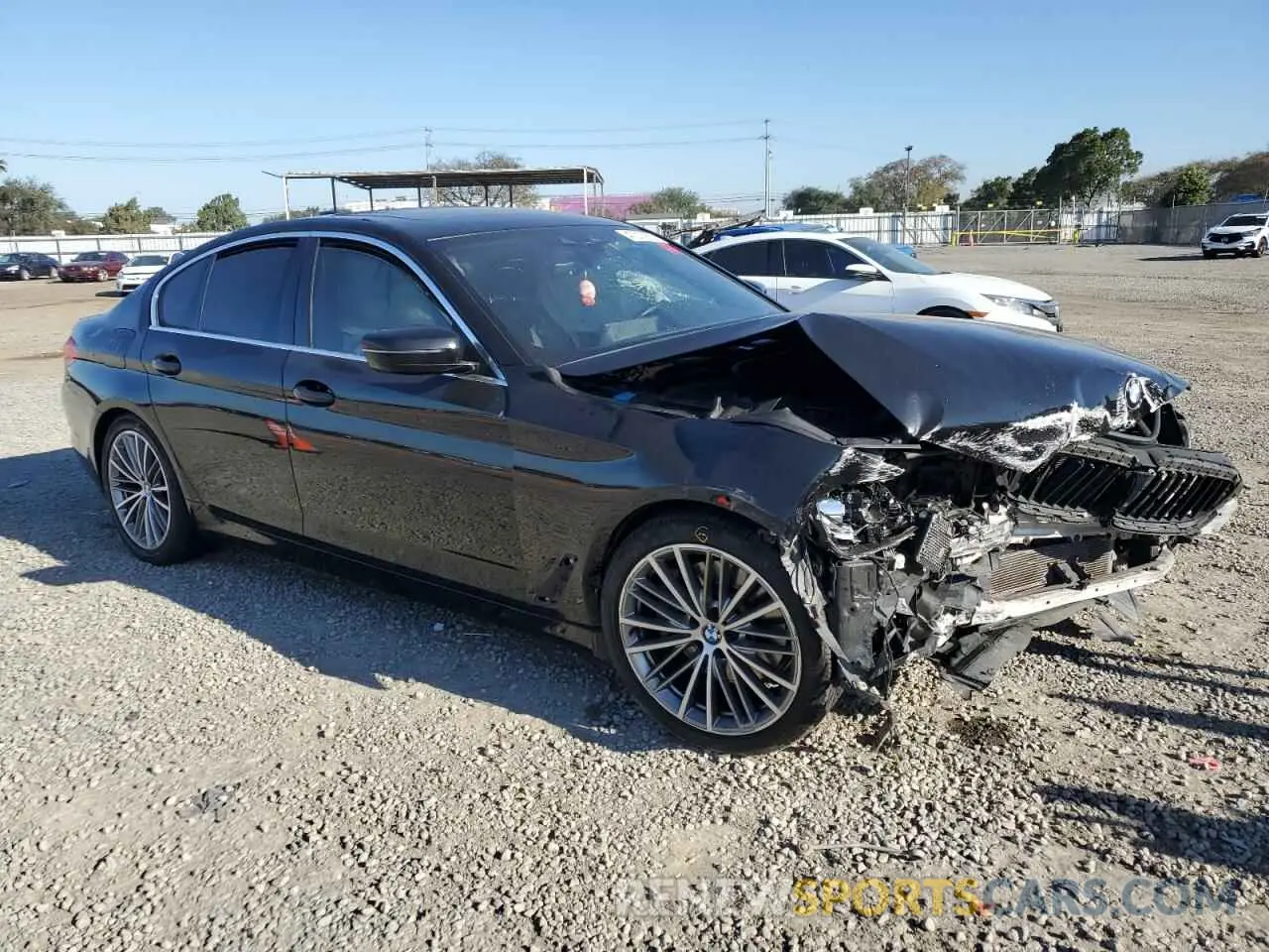 4 Фотография поврежденного автомобиля WBAJA9C05LCD74527 BMW 5 SERIES 2020